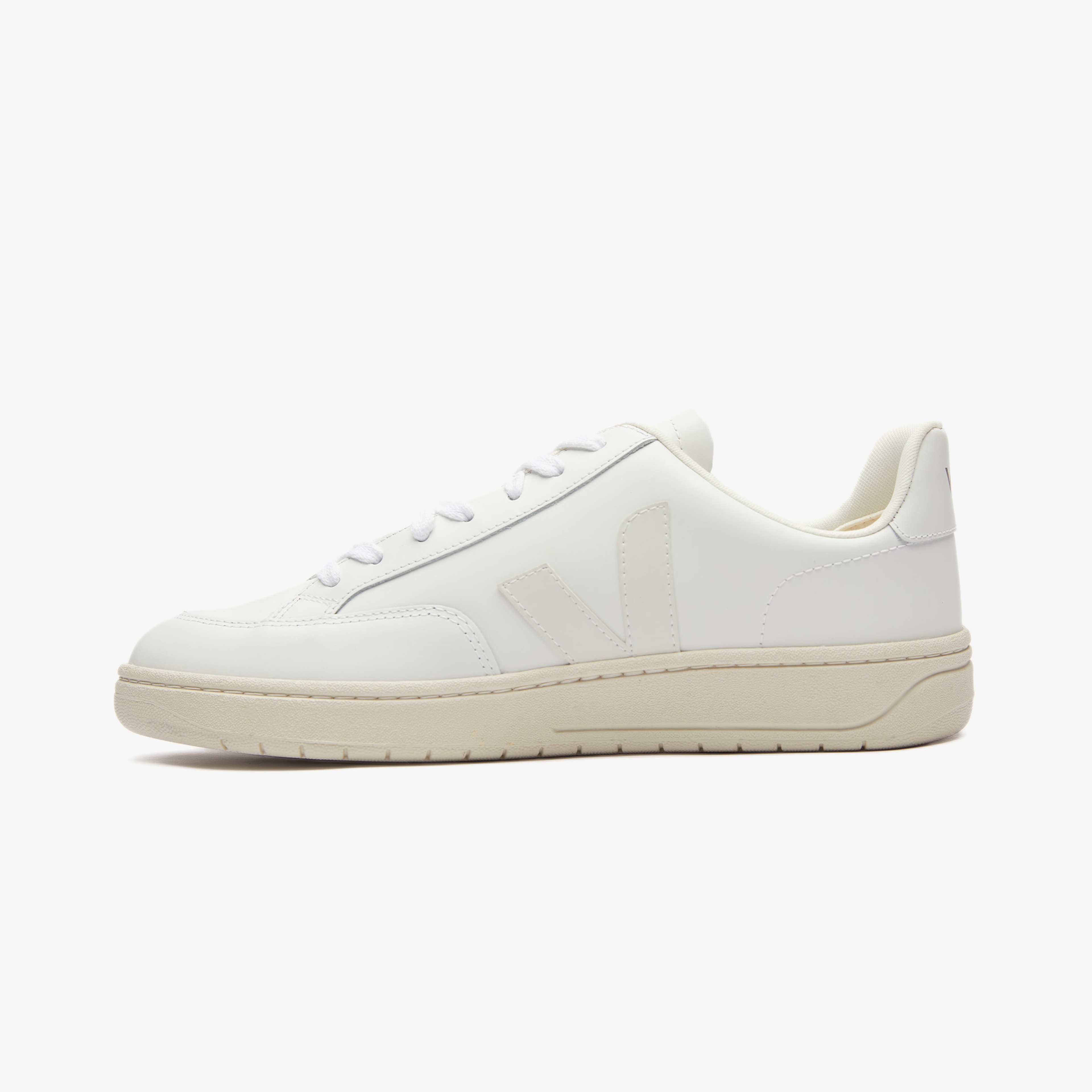Veja V12 Leather Erkek Beyaz Sneaker