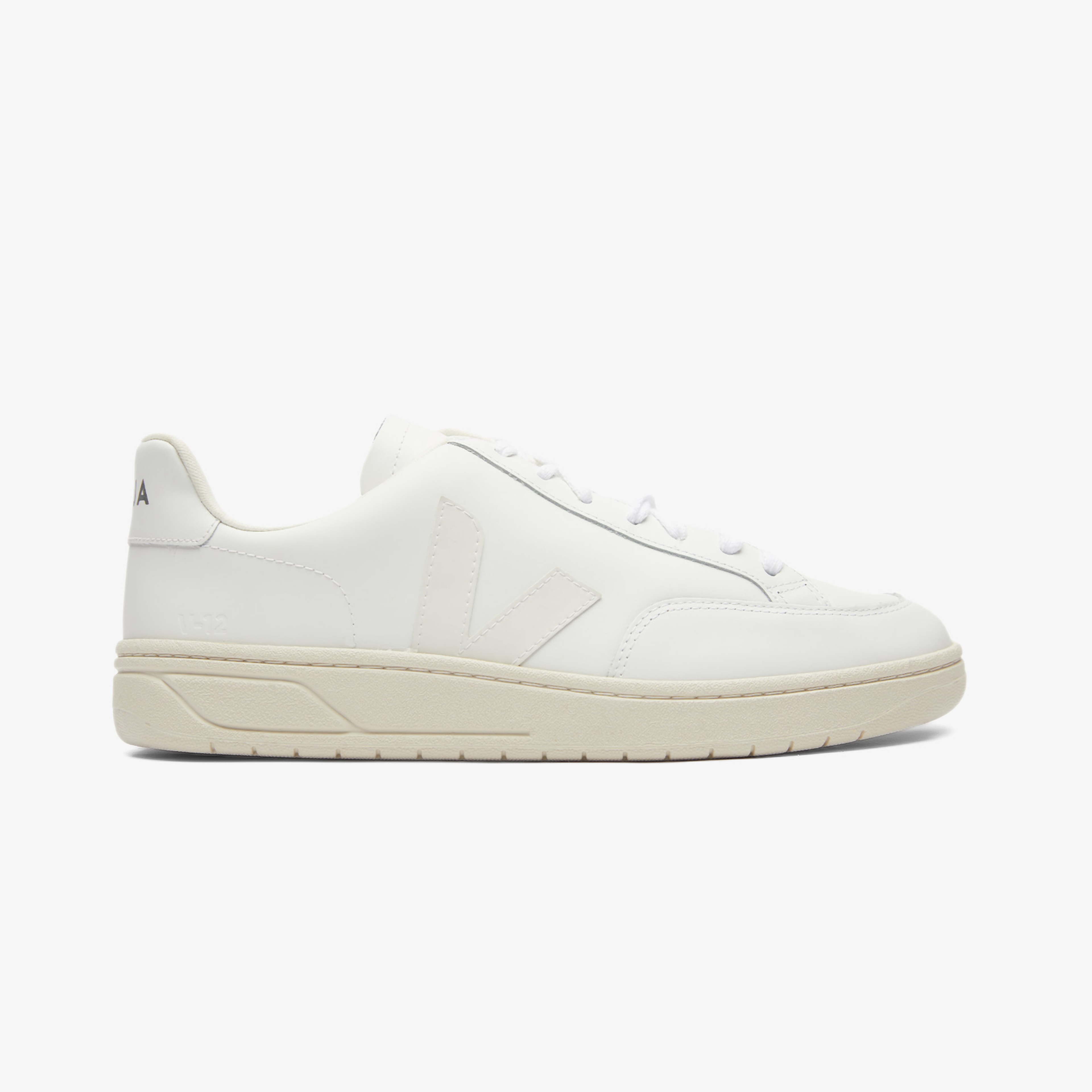 Veja V12 Leather Erkek Beyaz Sneaker