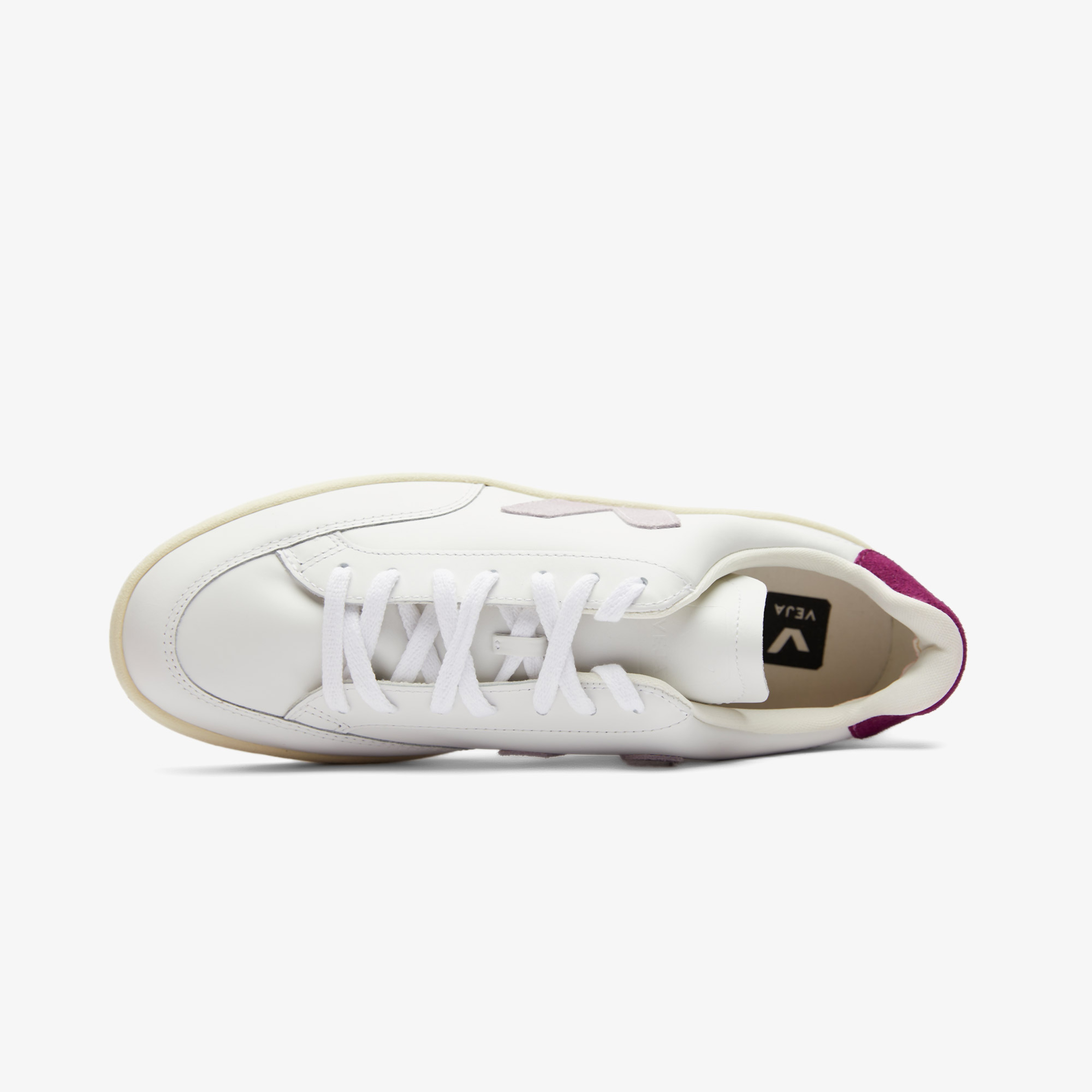 Veja V12 Leather Erkek Beyaz Sneaker