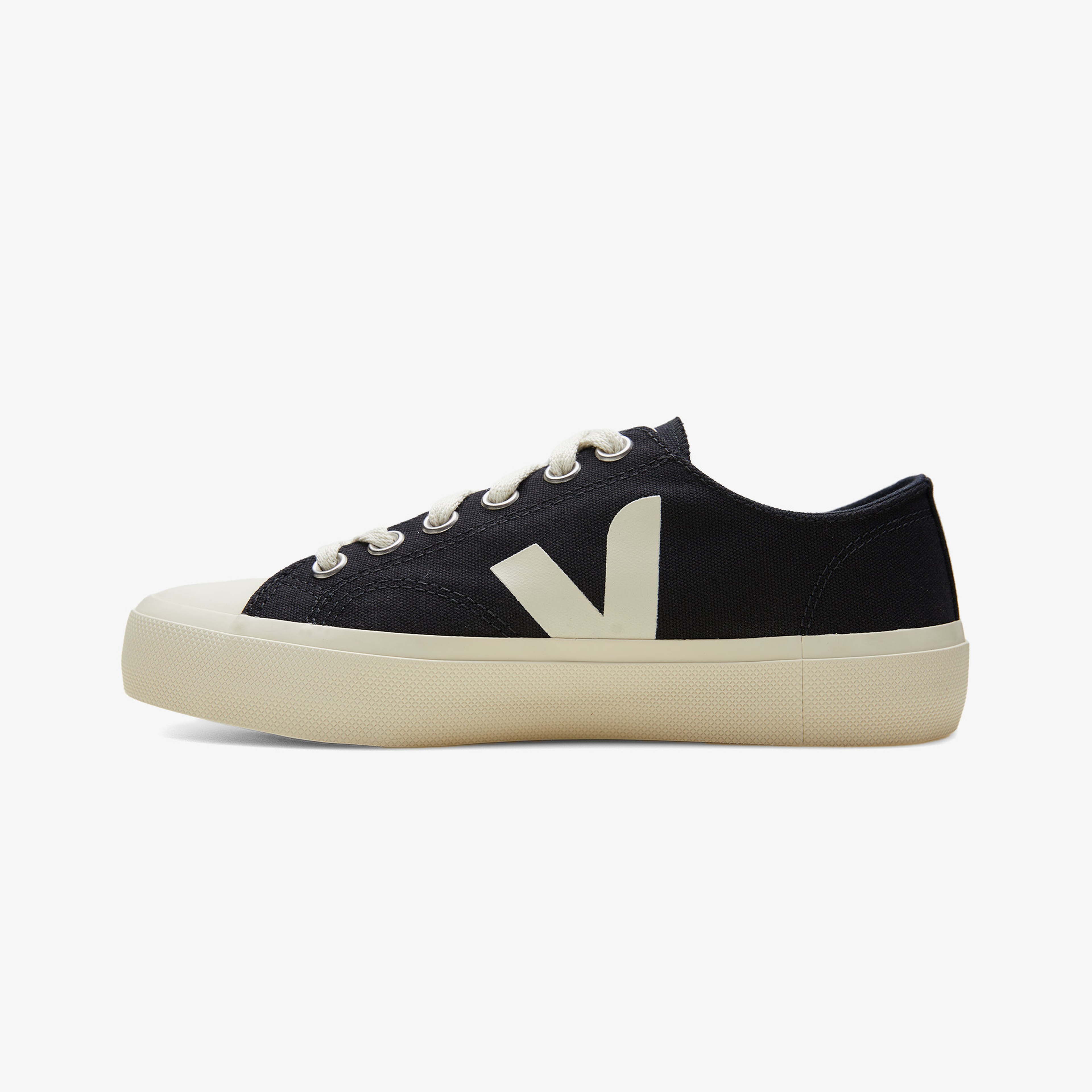 Veja Wata II Low Canvas Erkek Siyah Sneaker