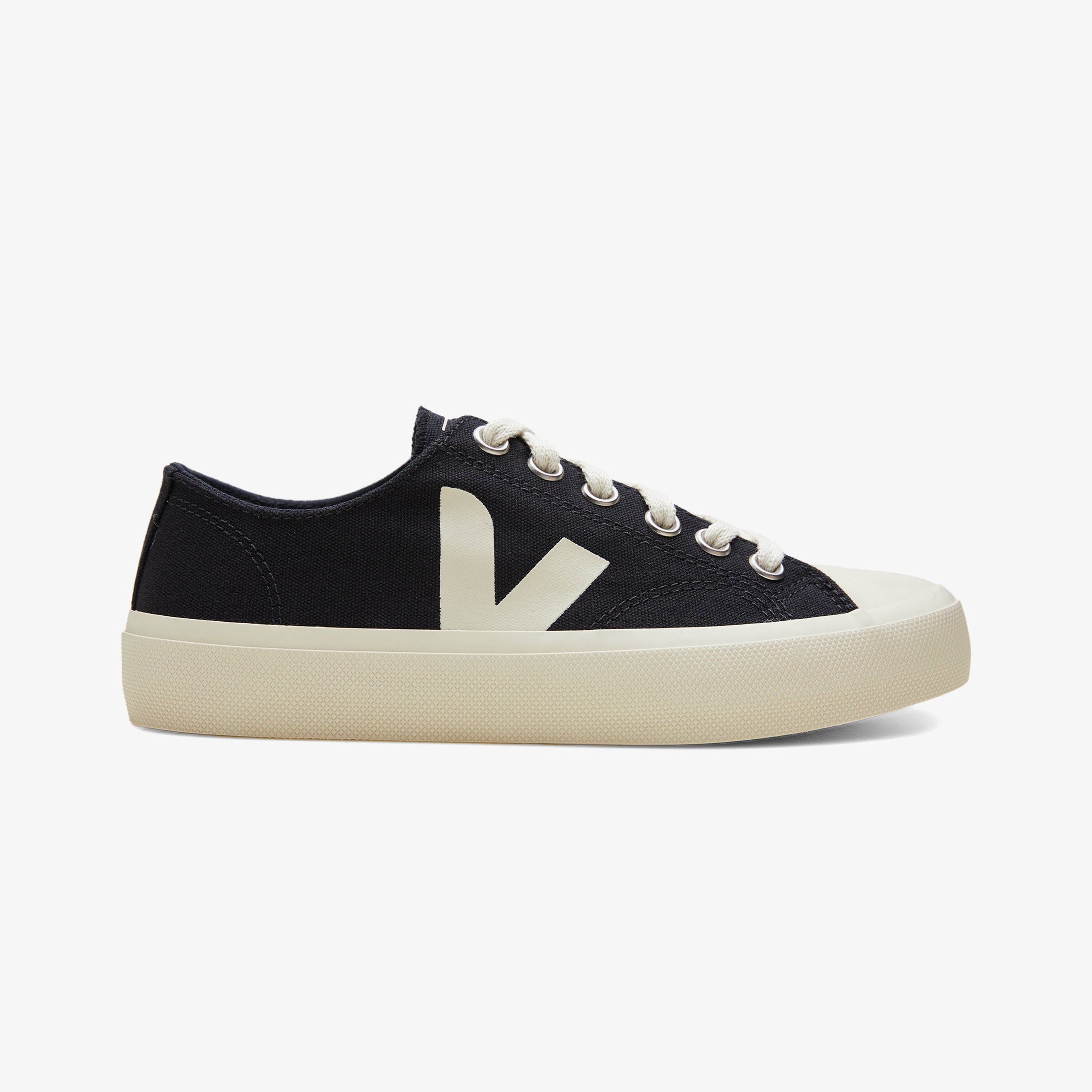 Veja Wata II Low Canvas Erkek Siyah Sneaker