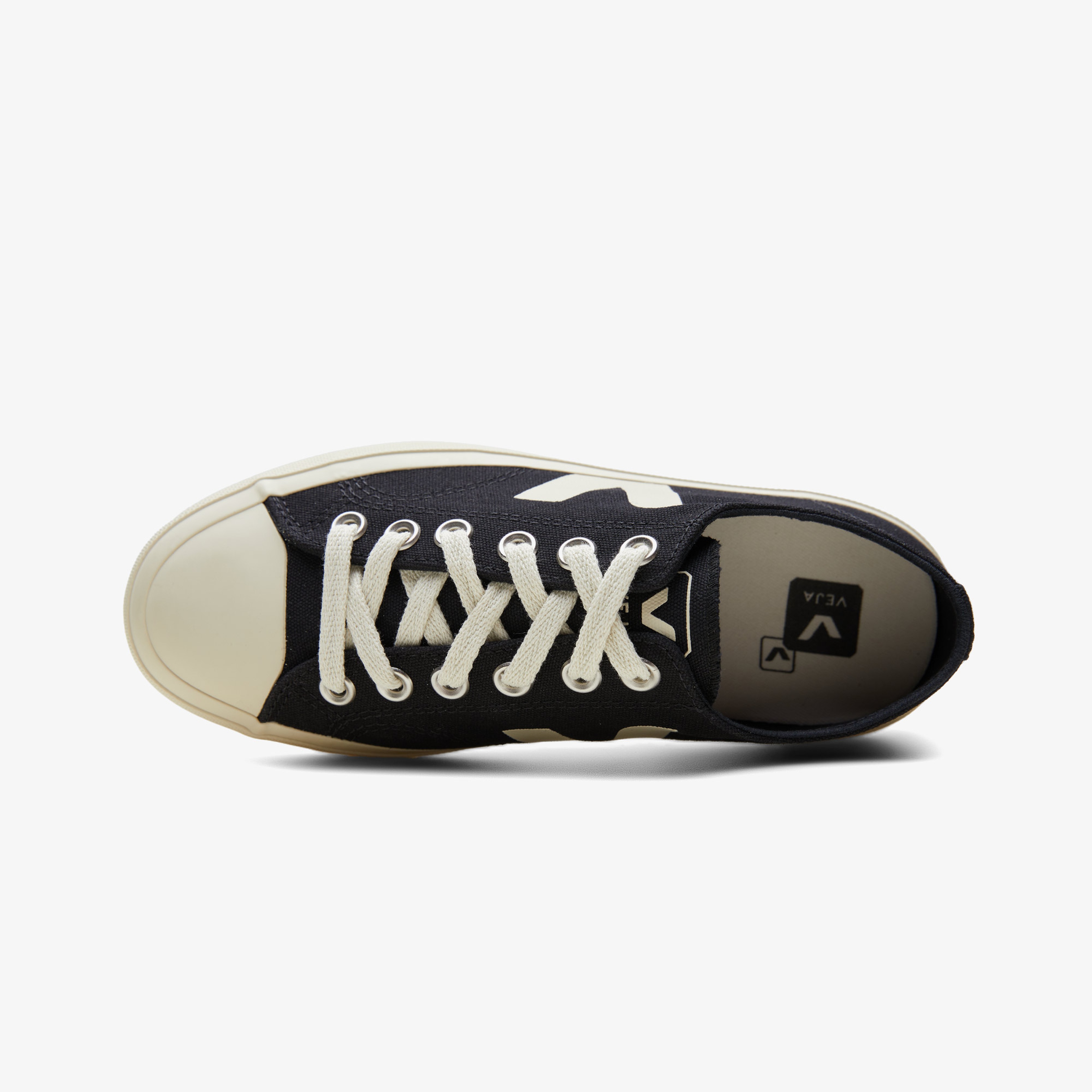 Veja Wata II Low Canvas Erkek Siyah Sneaker