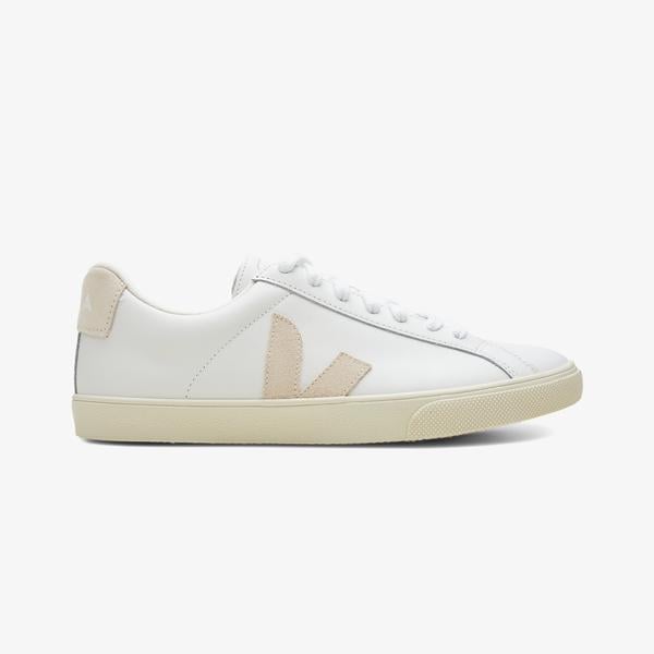 Veja Esplar Logo Leather Erkek Beyaz Sneaker