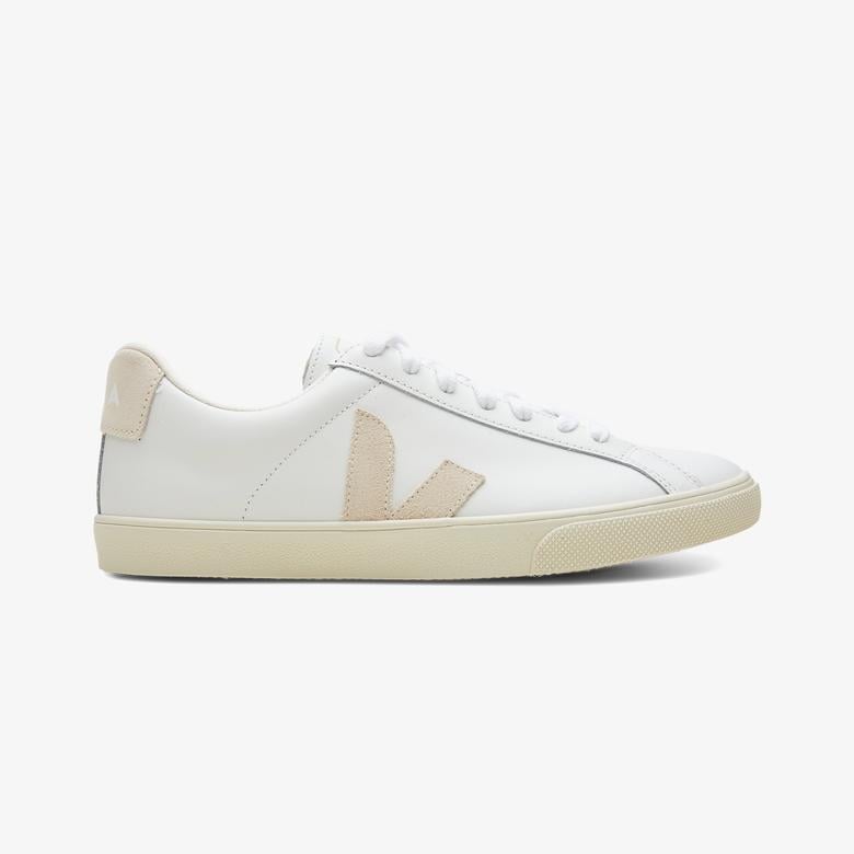 Veja Esplar Logo Leather Erkek Beyaz Sneaker