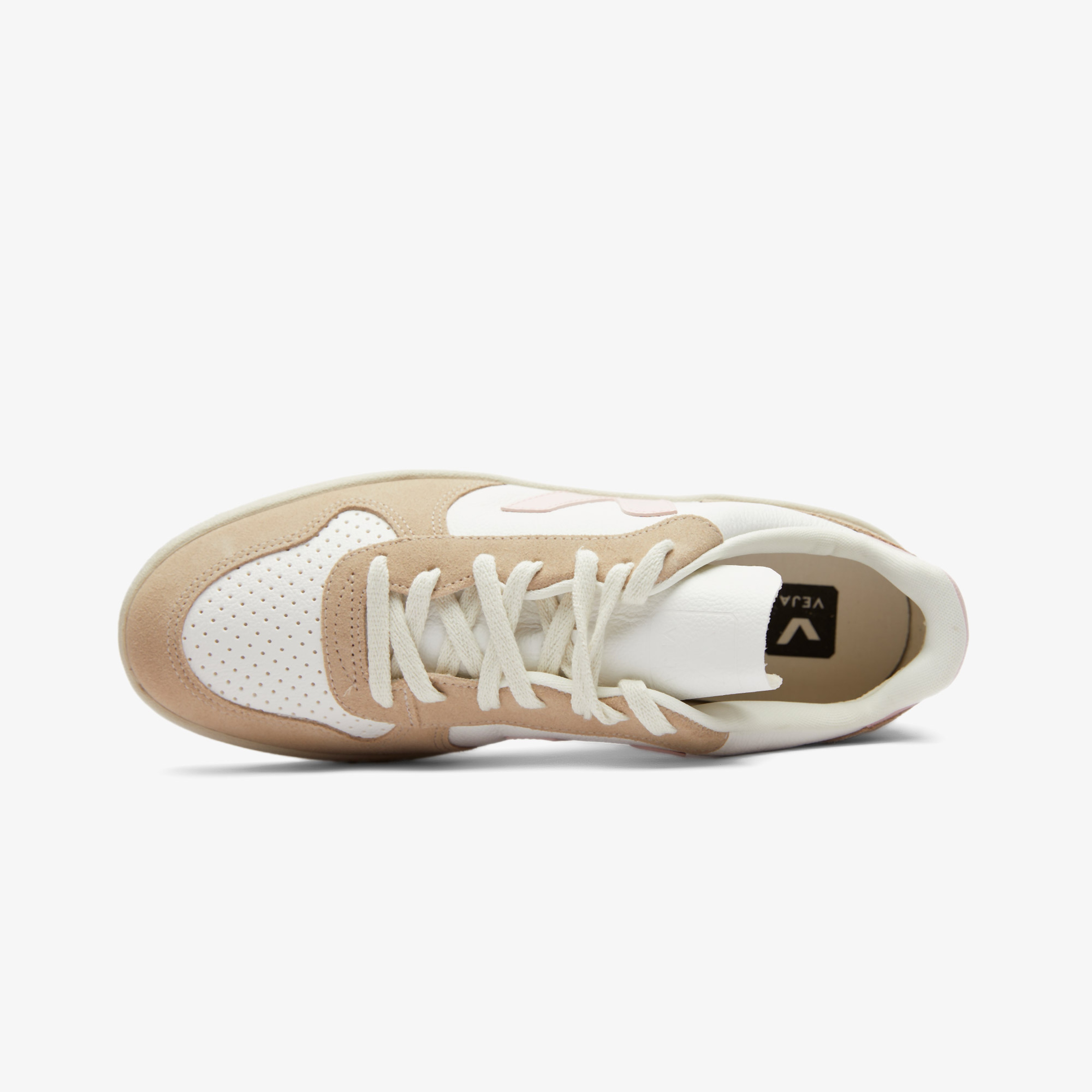 Veja V10 Chromefree Leather Erkek Krem Sneaker