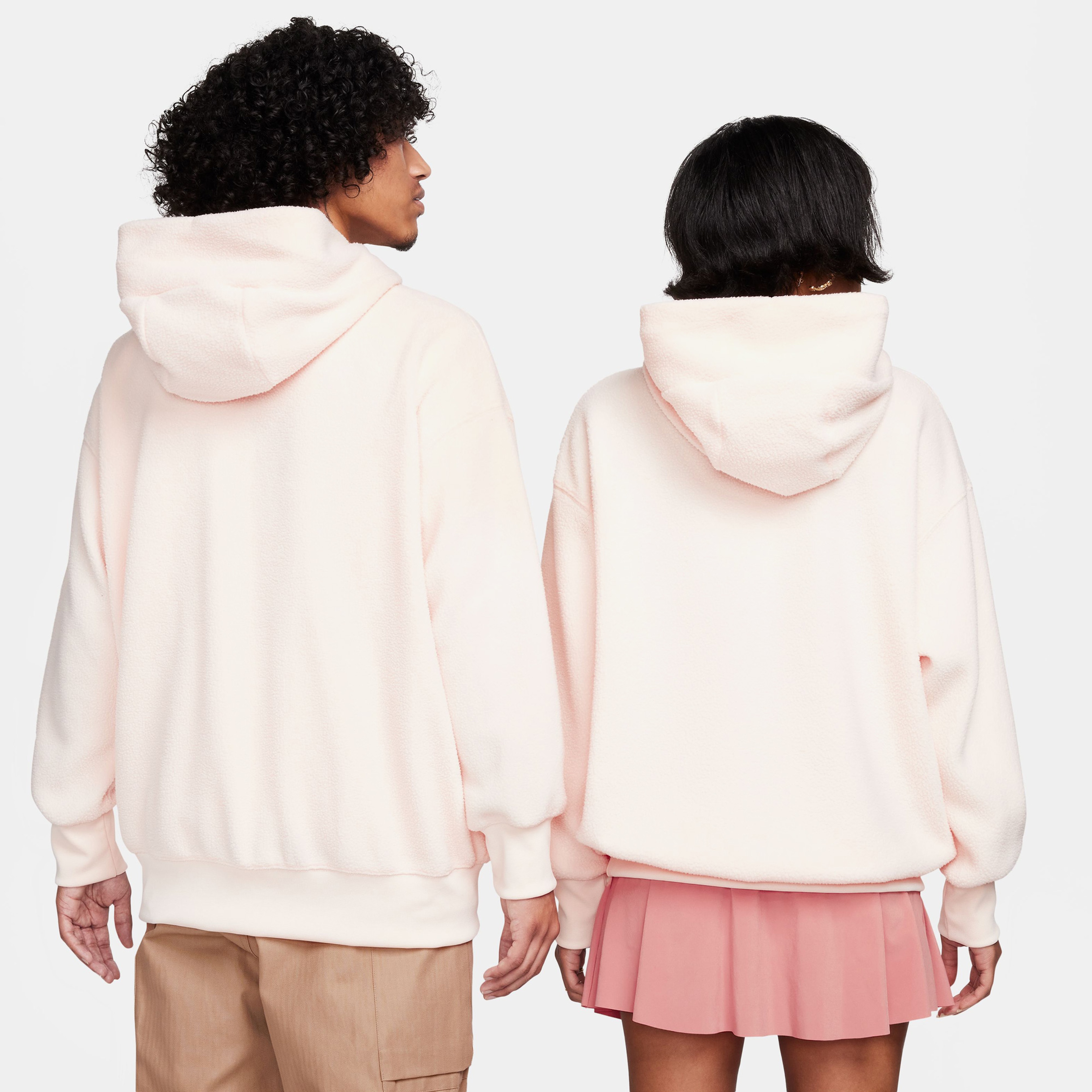 Nike Sportswear Plush Kadın Turuncu Hoodie