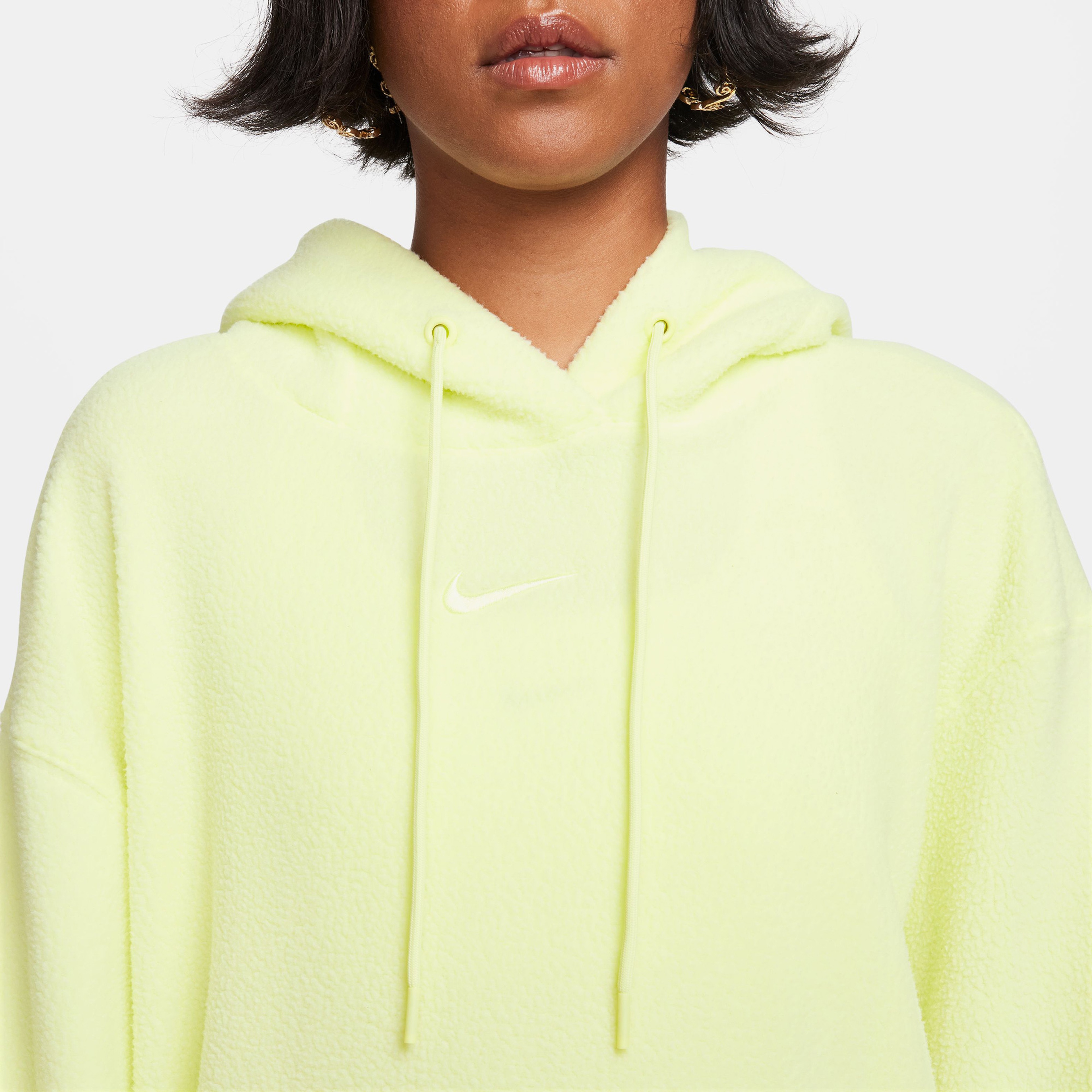 Nike Sportswear Plush Kadın Yeşil Hoodie