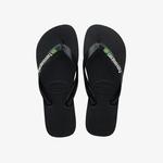 Havaianas Brasil Logo Unisex Siyah Terlik
