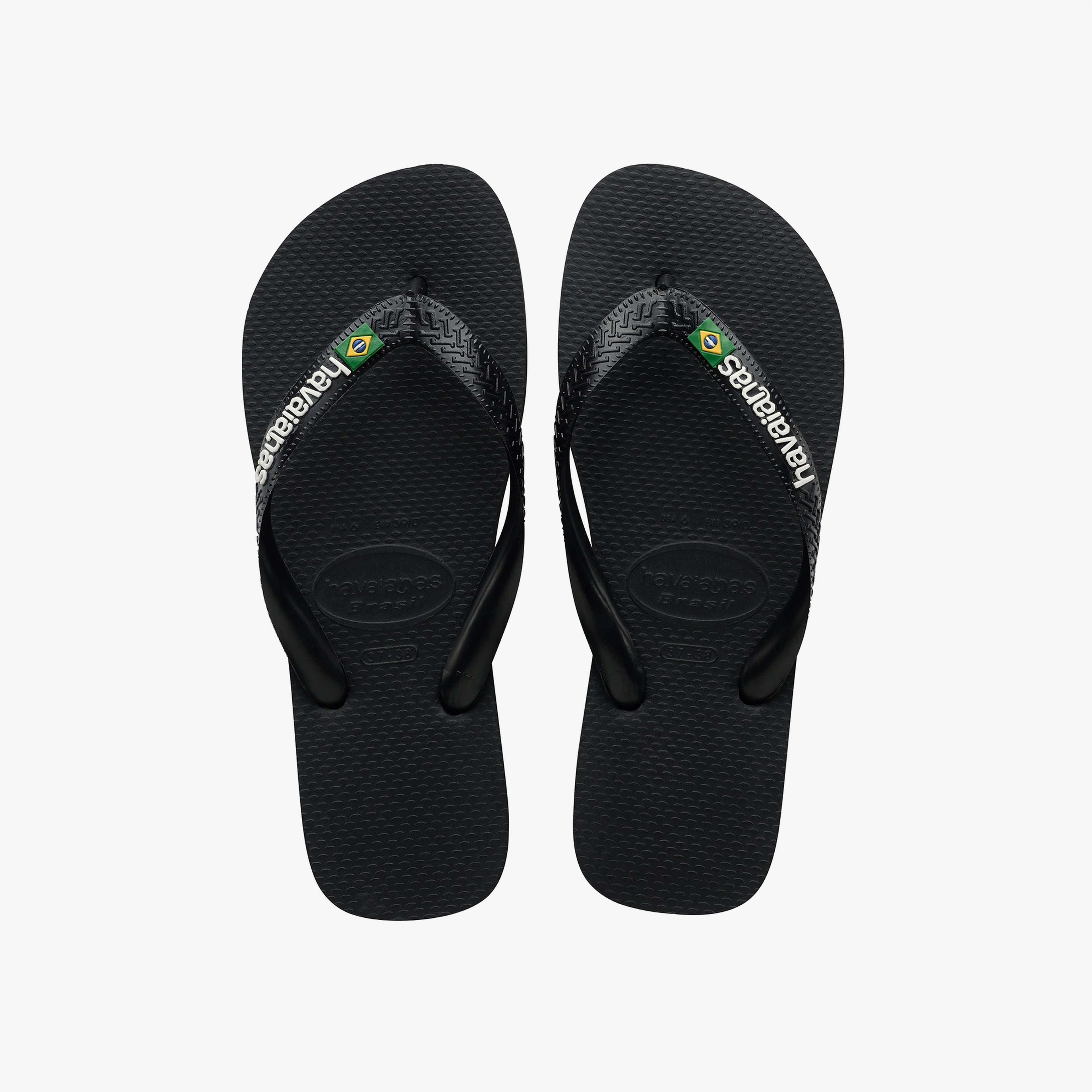 Havaianas Brasil Logo Unisex Siyah Terlik