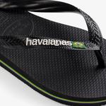 Havaianas Brasil Logo Unisex Siyah Terlik