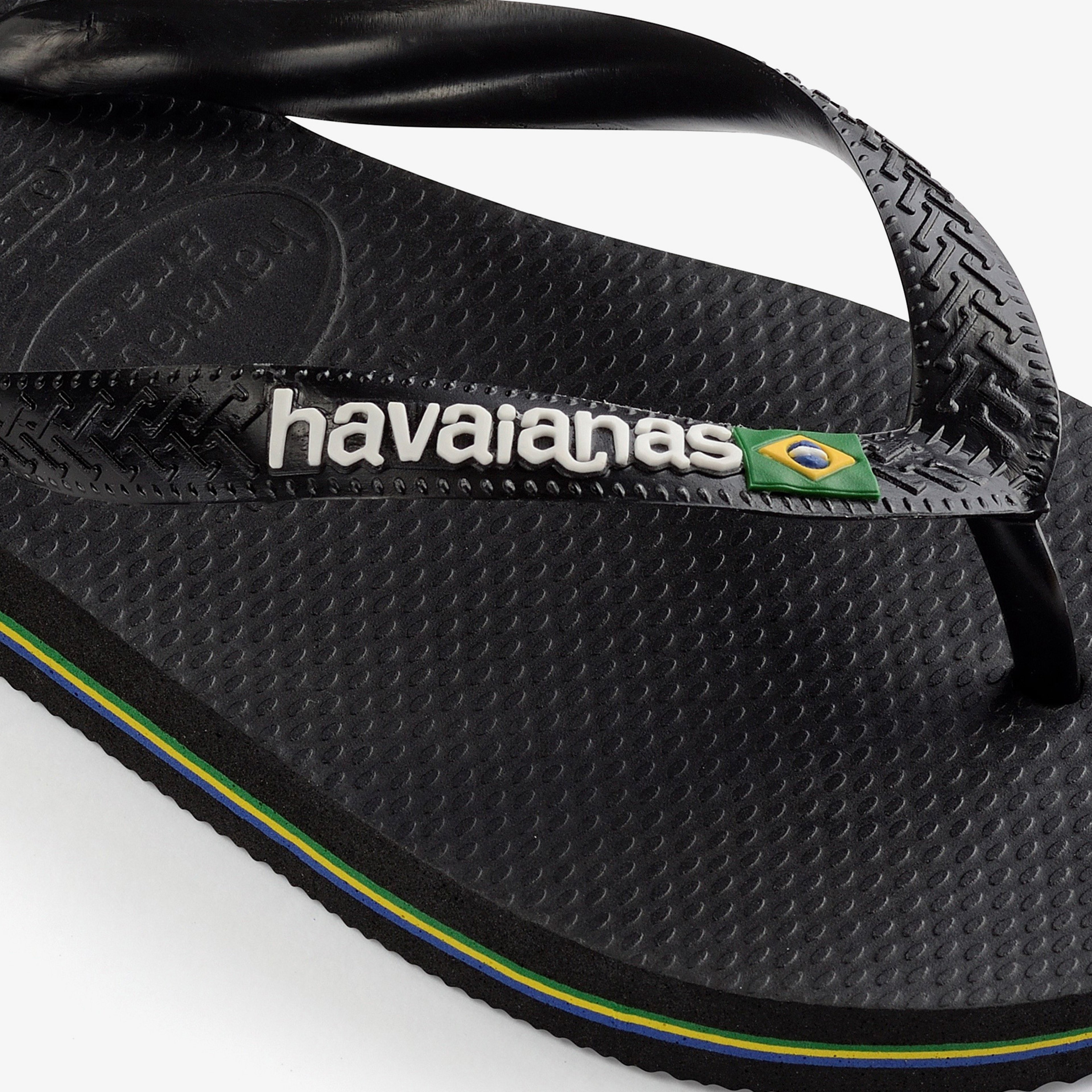 Havaianas Brasil Logo Unisex Siyah Terlik