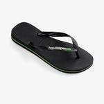 Havaianas Brasil Logo Unisex Siyah Terlik