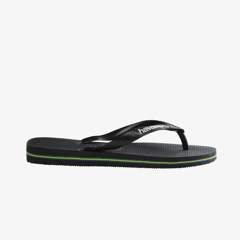 Havaianas Brasil Logo Unisex Siyah Terlik
