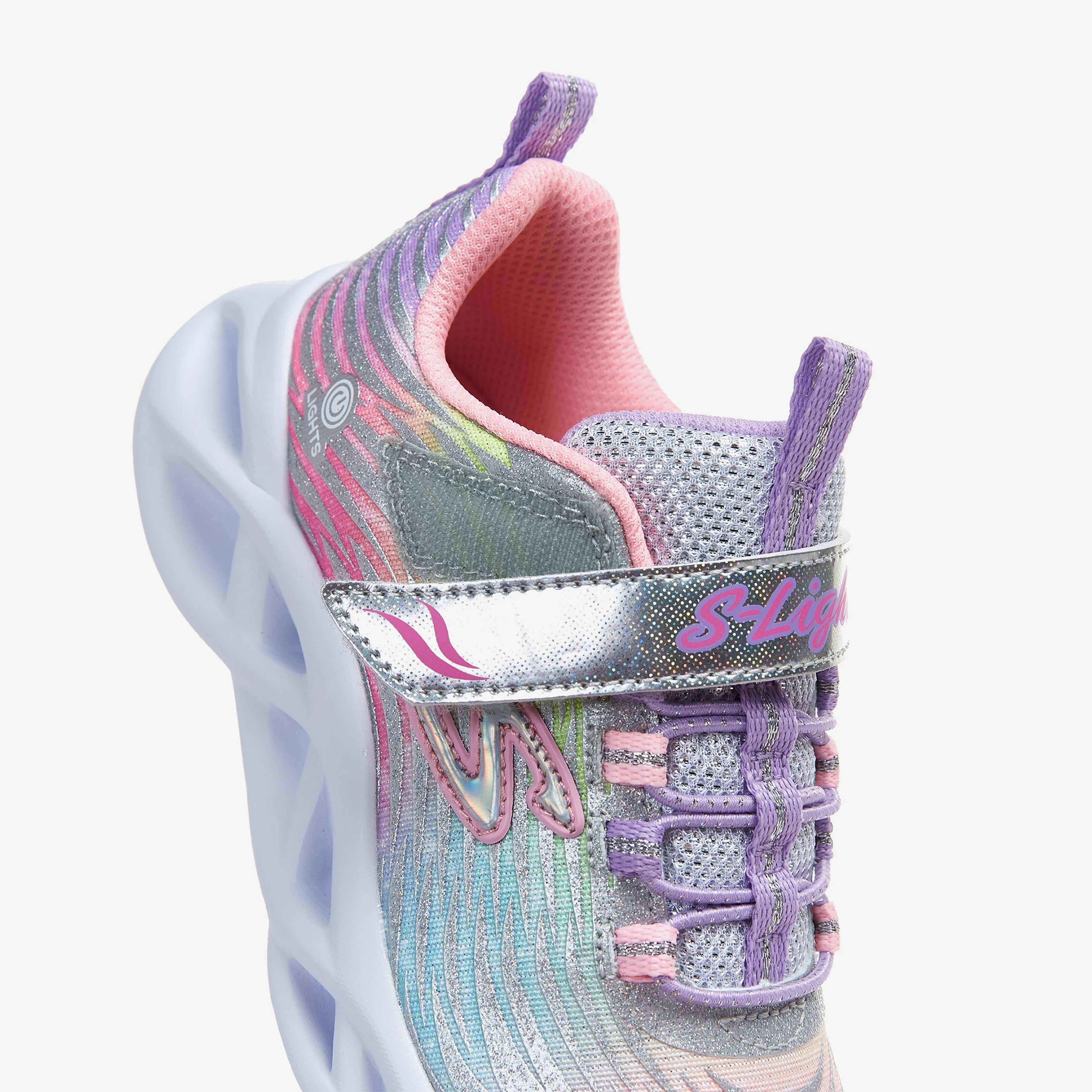 Skechers Twisty Brights - Mystical Bliss Çocuk Gri Spor Ayakkabı