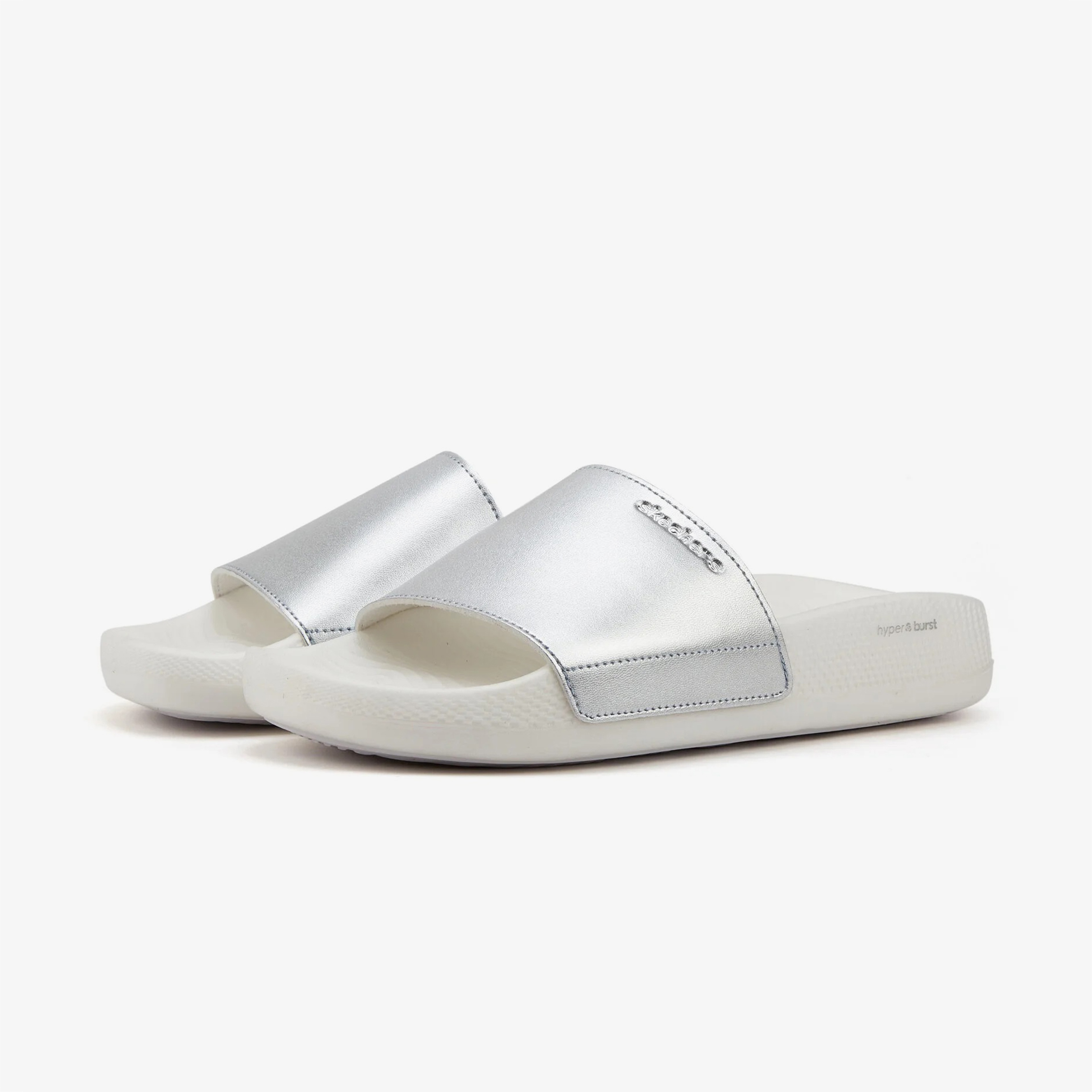 Skechers Hyper Slide - Shine On Kadın Mavi Terlik
