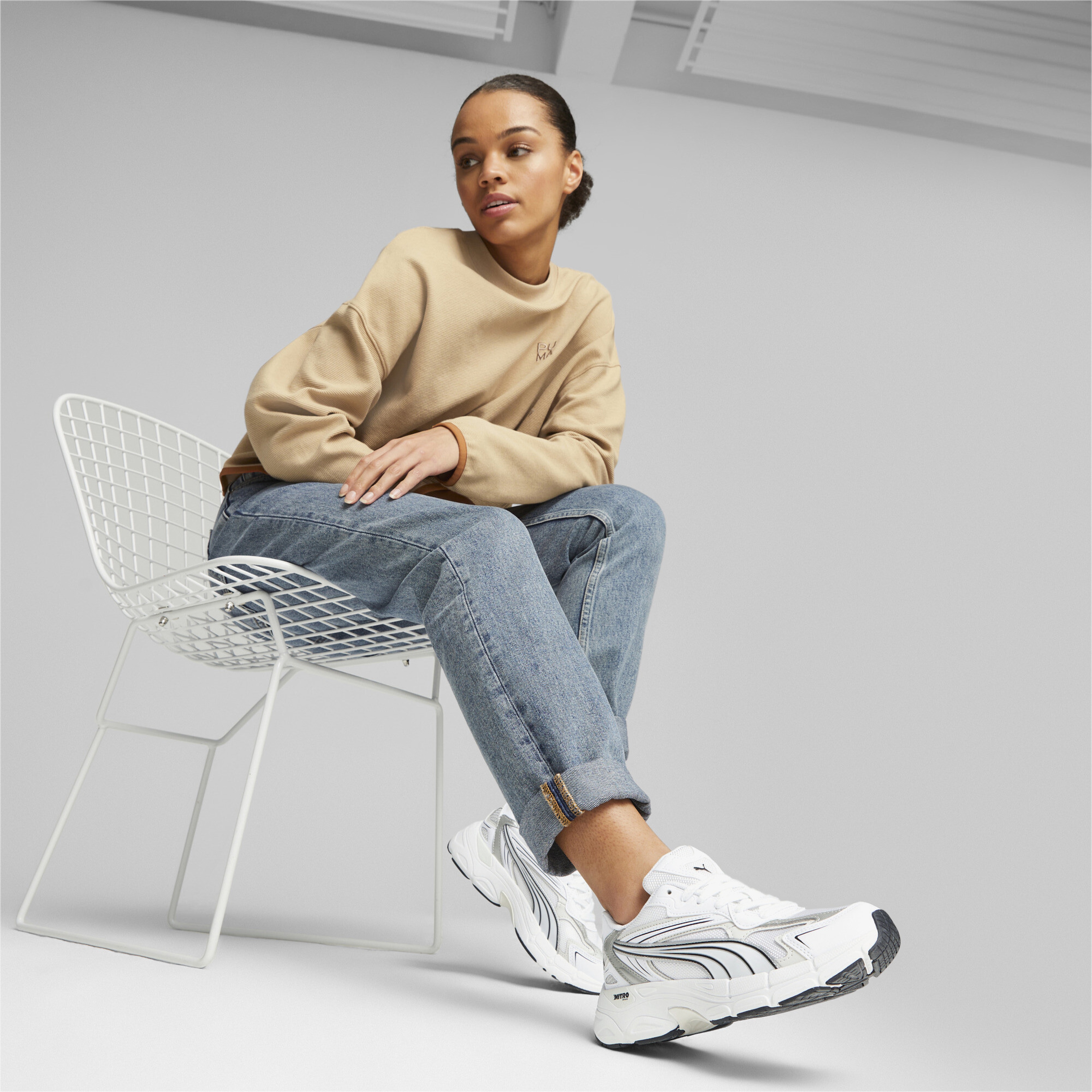 Puma Teveris Nitro Noughties Unisex Beyaz Spor Ayakkabı