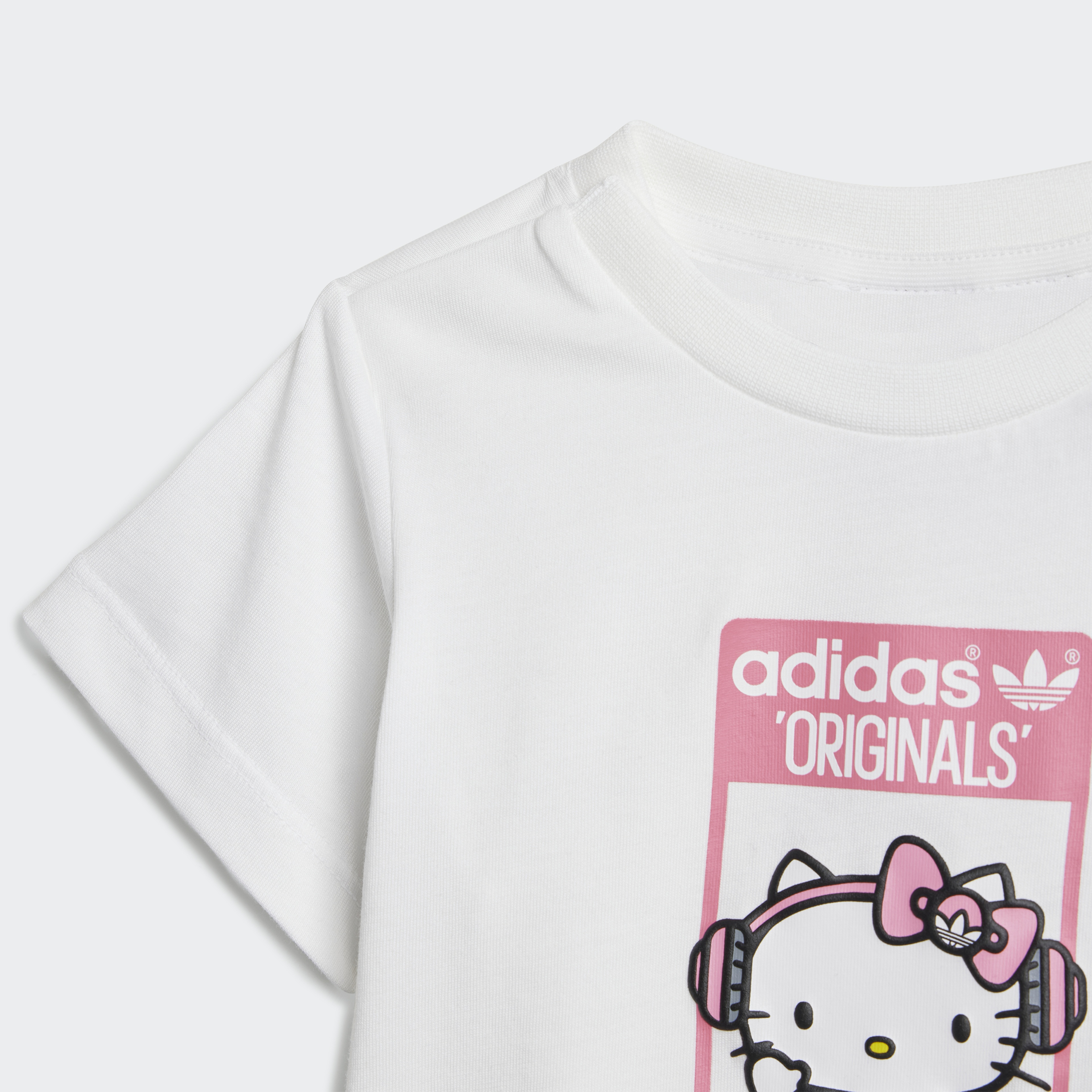 adidas Originals Set Bebek Beyaz T-Shirt Şort Takım