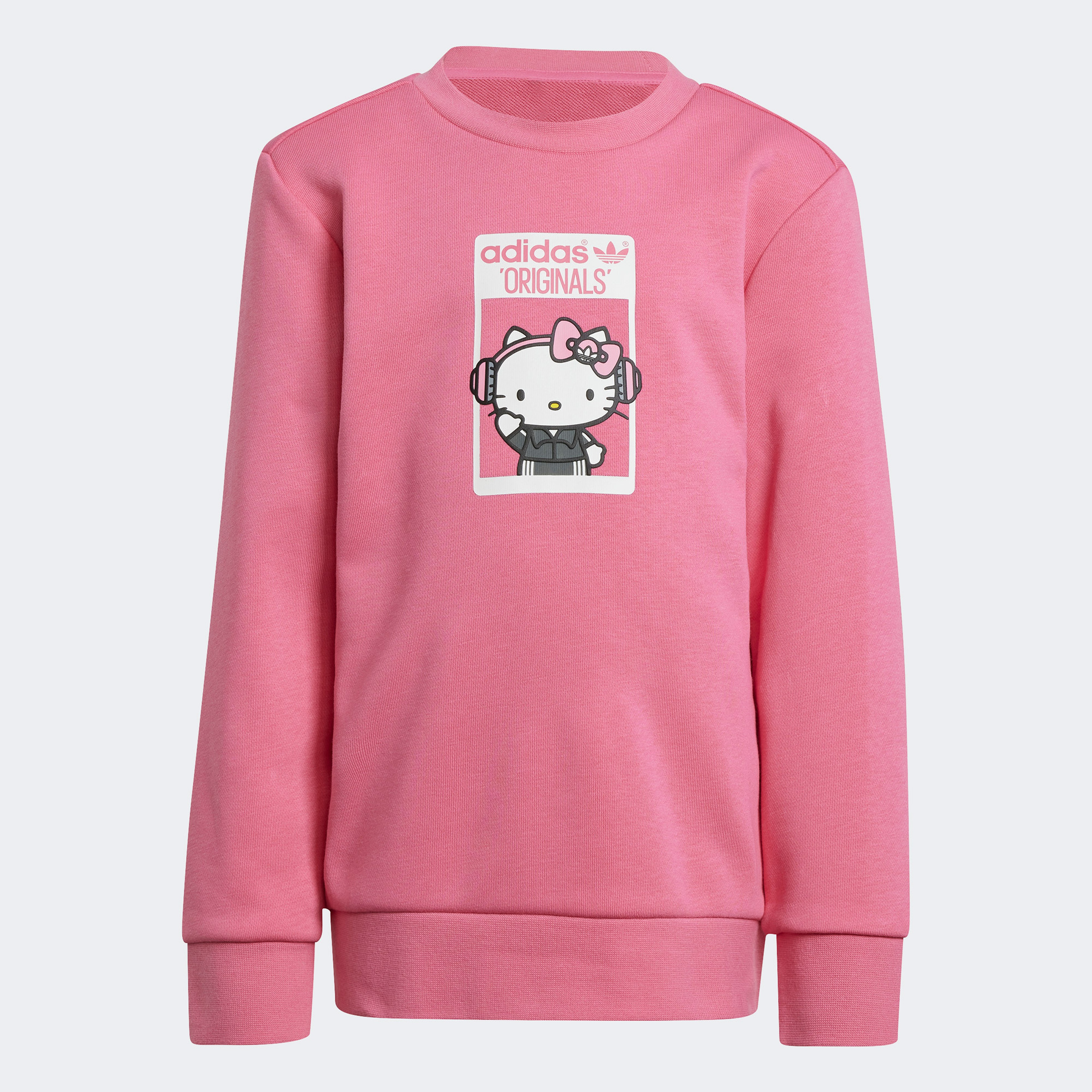 adidas Originals Crew Set Çocuk Pembe Eşofman Üstü