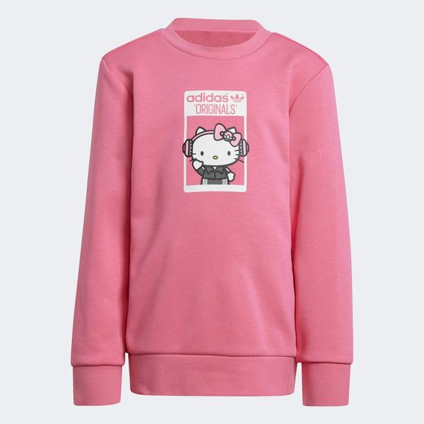 adidas Originals Crew Set Çocuk Pembe Eşofman Üstü