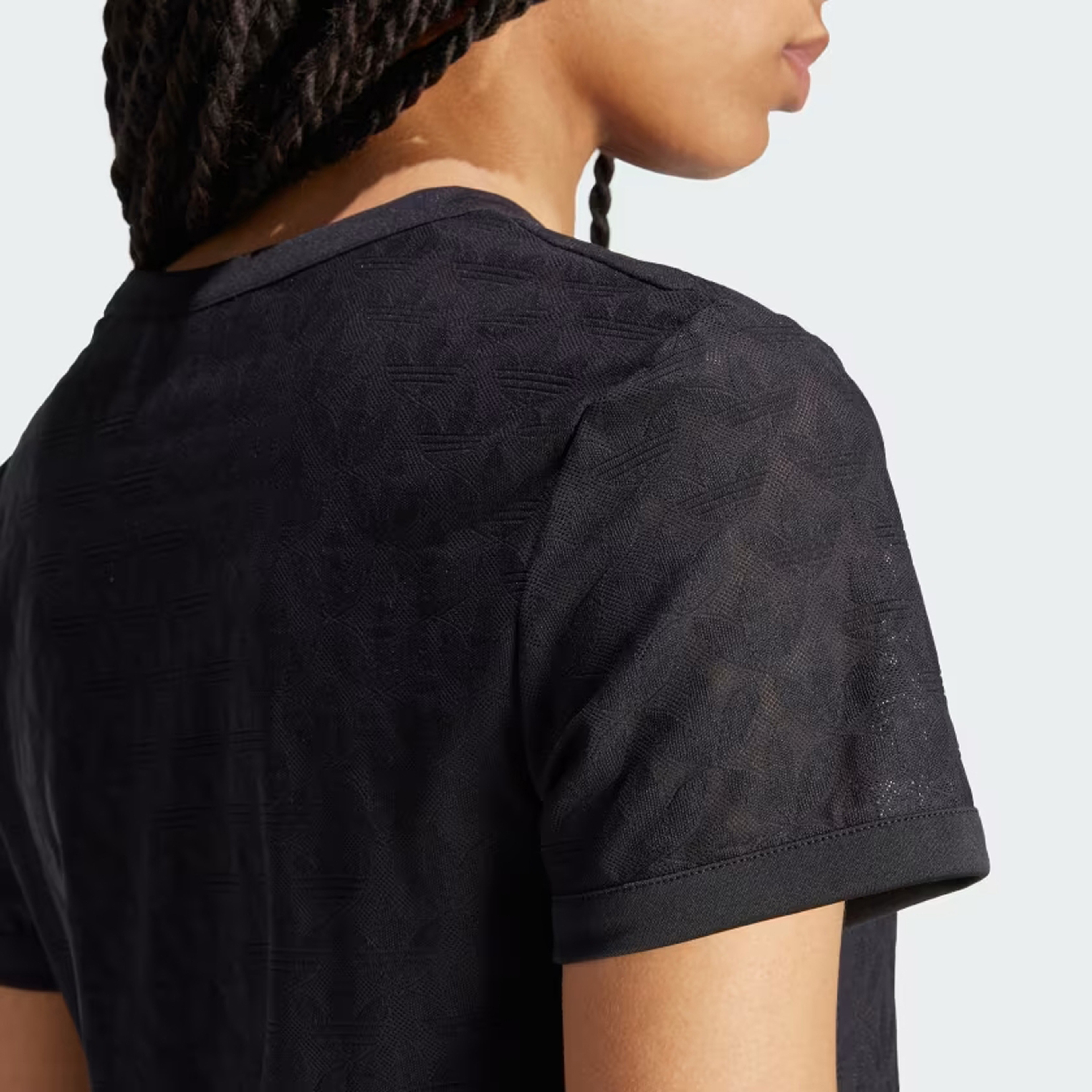 adidas Originals Lace Crop Kadın Siyah T-Shirt