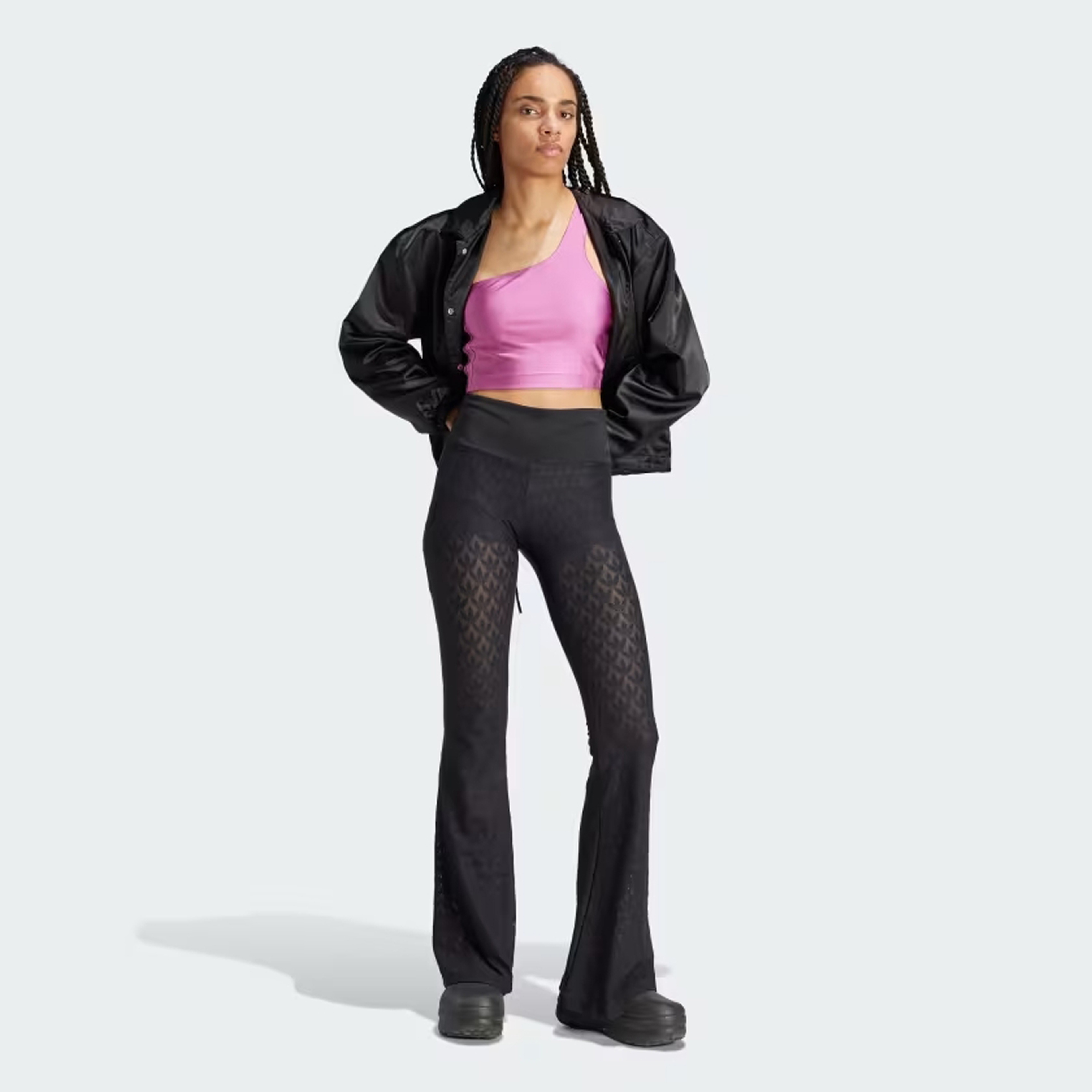 adidas Originals Lace Flares Kadın Siyah Eşofman Altı