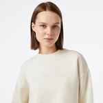 New Balance Hyper Density Triple Knit Crew Kadın Krem Hoodie