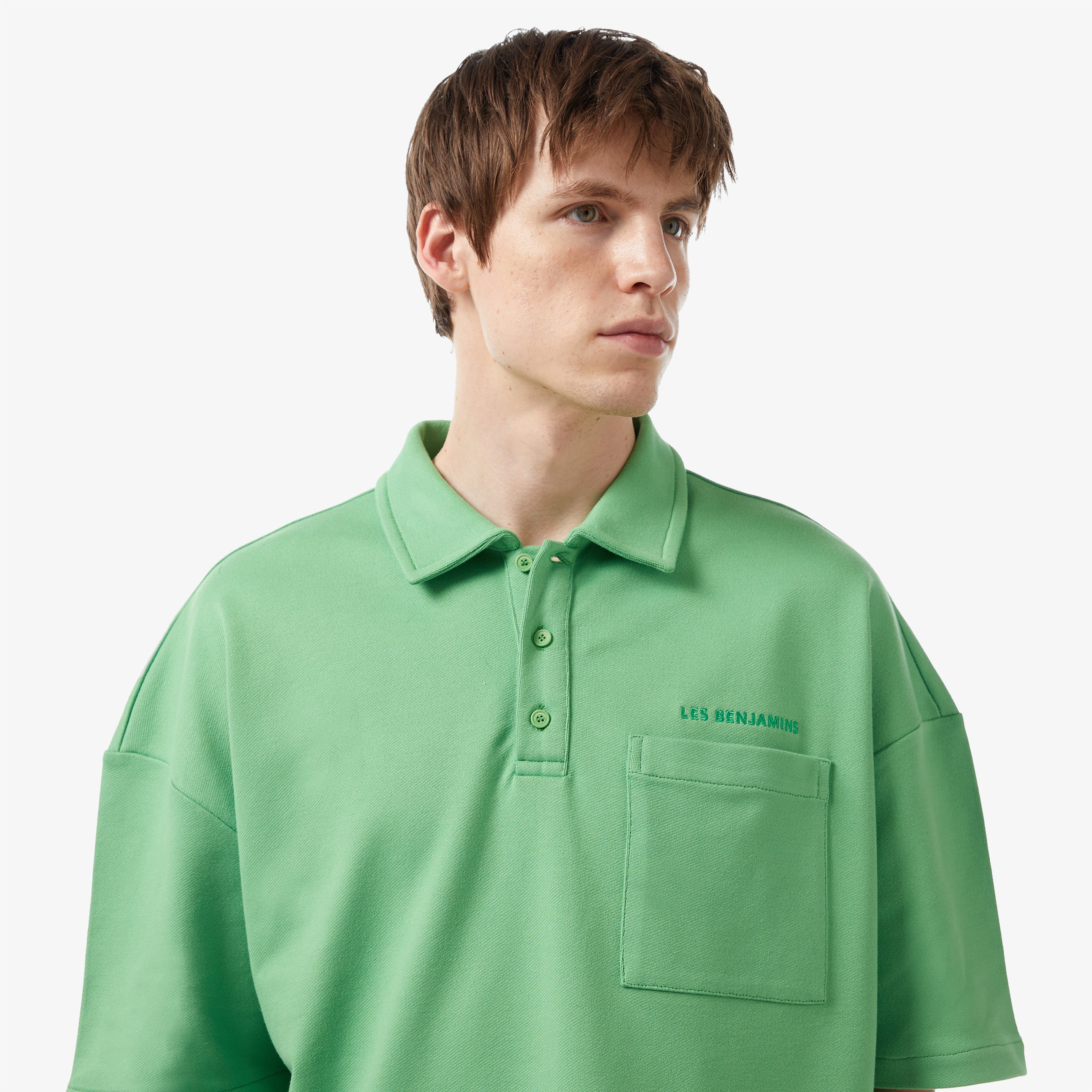 Les Benjamins Essential 305 Erkek Yeşil Polo