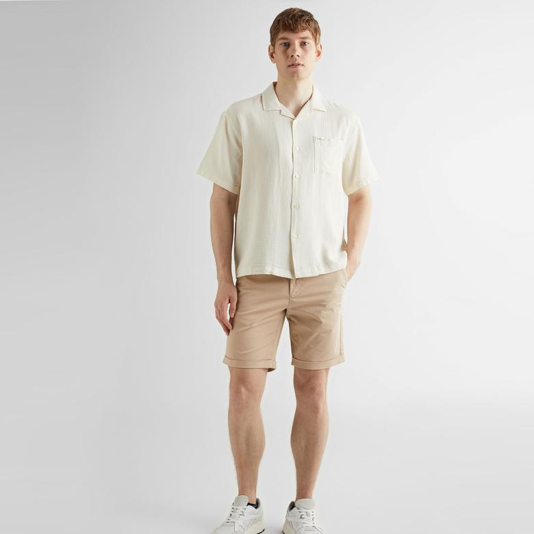 GANT Erkek Bej Regular Fit Klasik Yaka Gömlek