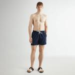 GANT Erkek Lacivert Regular Fit Logolu Mayo Şort