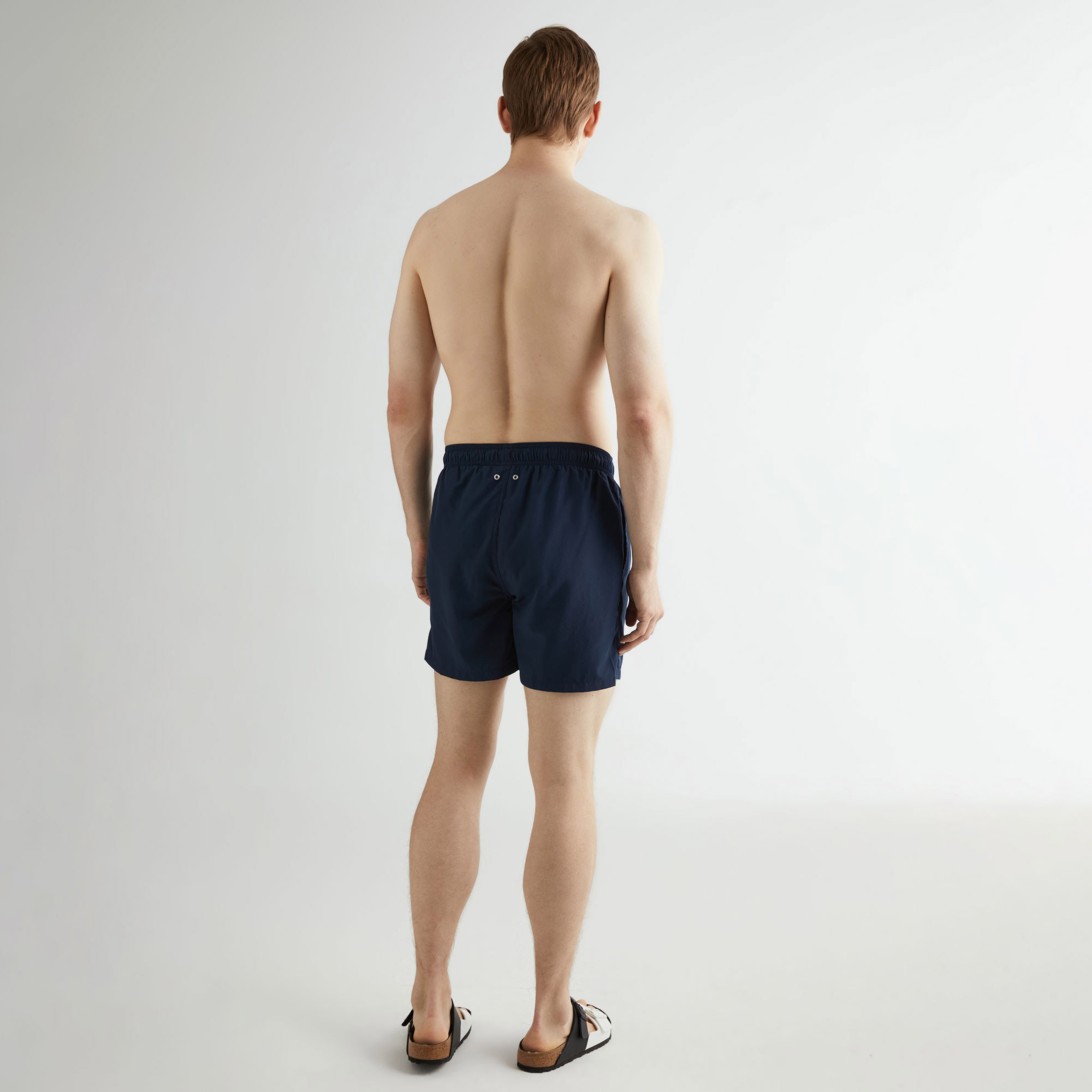 GANT Erkek Lacivert Regular Fit Logolu Mayo Şort