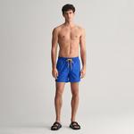 GANT Erkek Mavi Regular Fit Logolu Mayo Şort