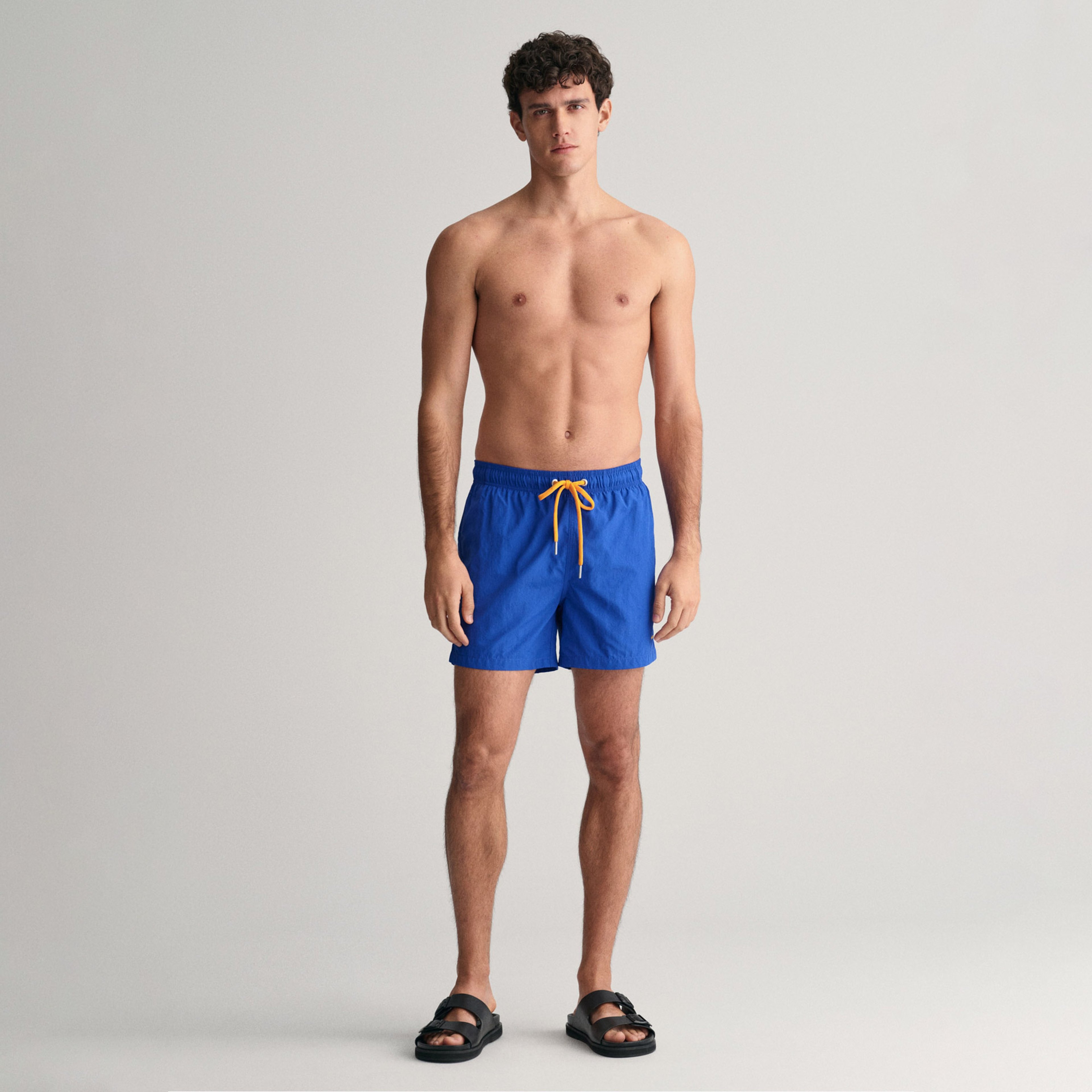 GANT Erkek Mavi Regular Fit Logolu Mayo Şort