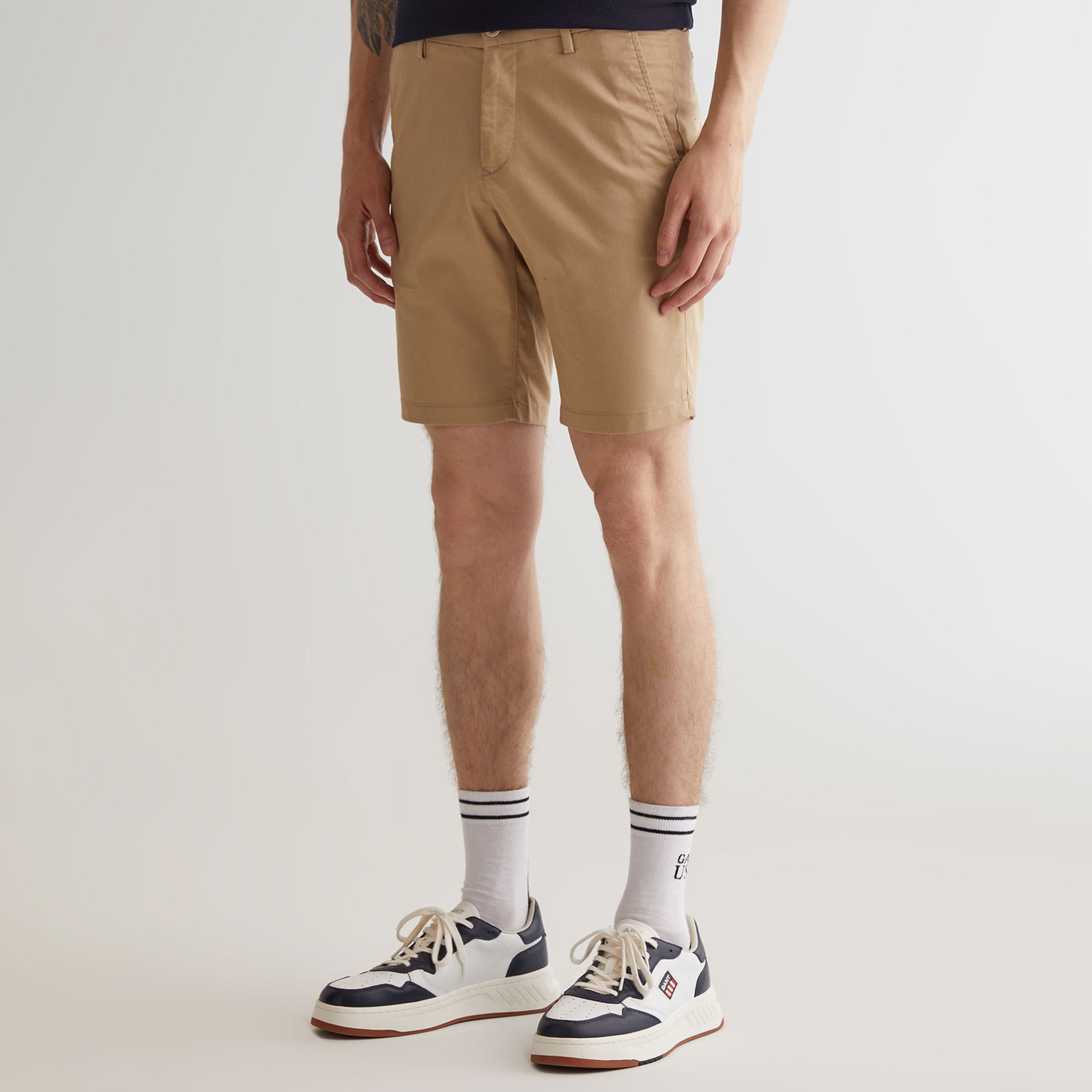 GANT Erkek Bej Slim Fit Şort