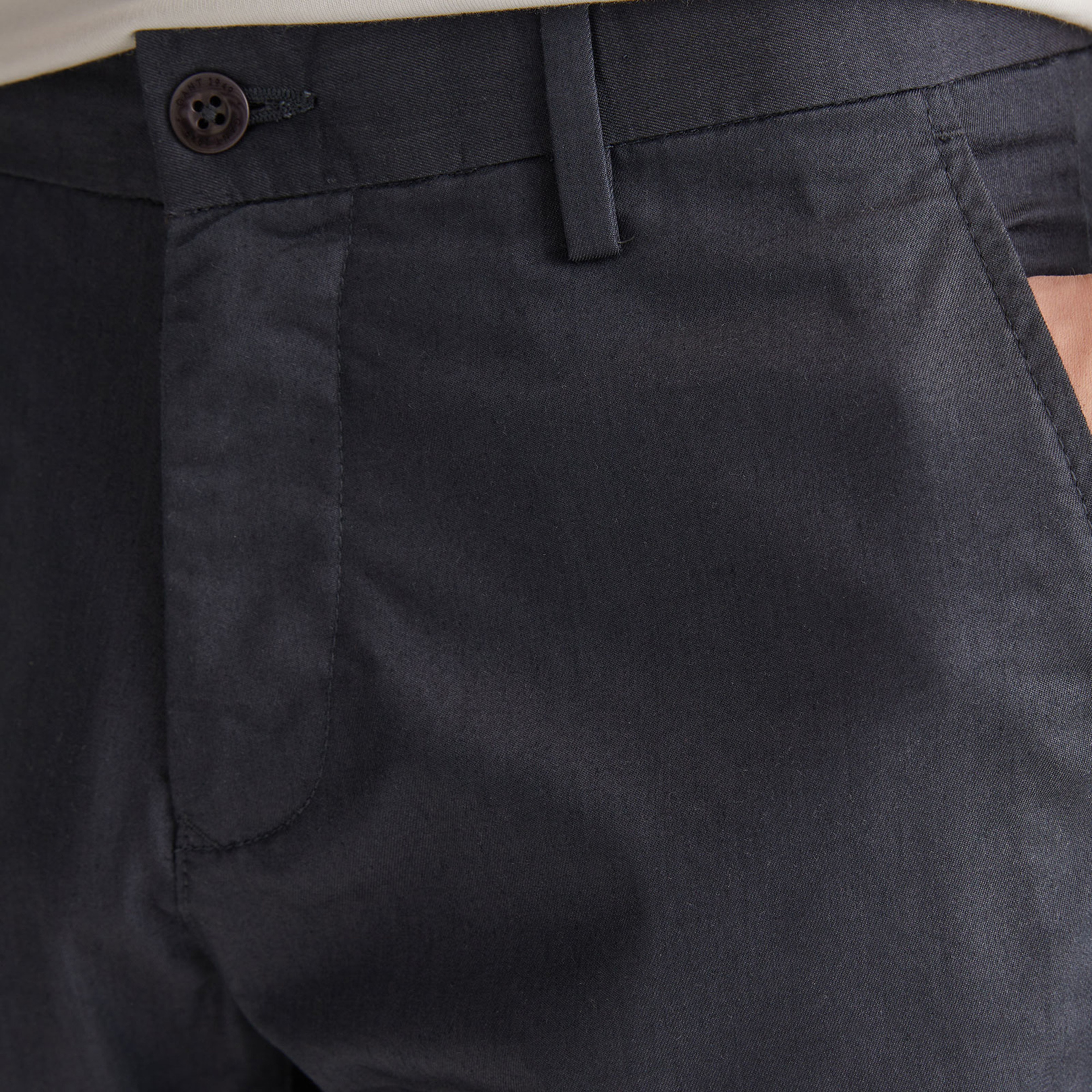 GANT Erkek Gri Slim Fit Şort