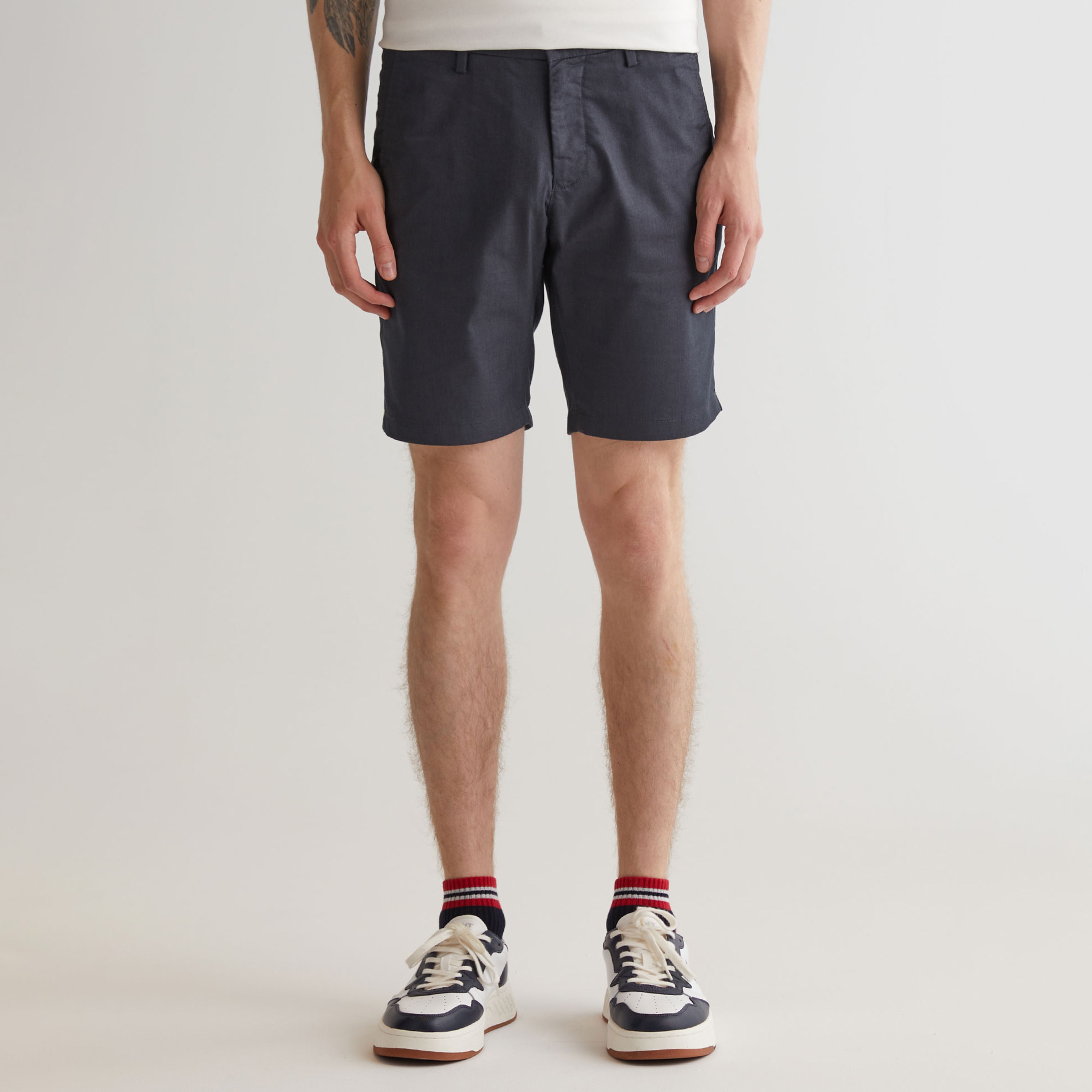 GANT Erkek Gri Slim Fit Şort