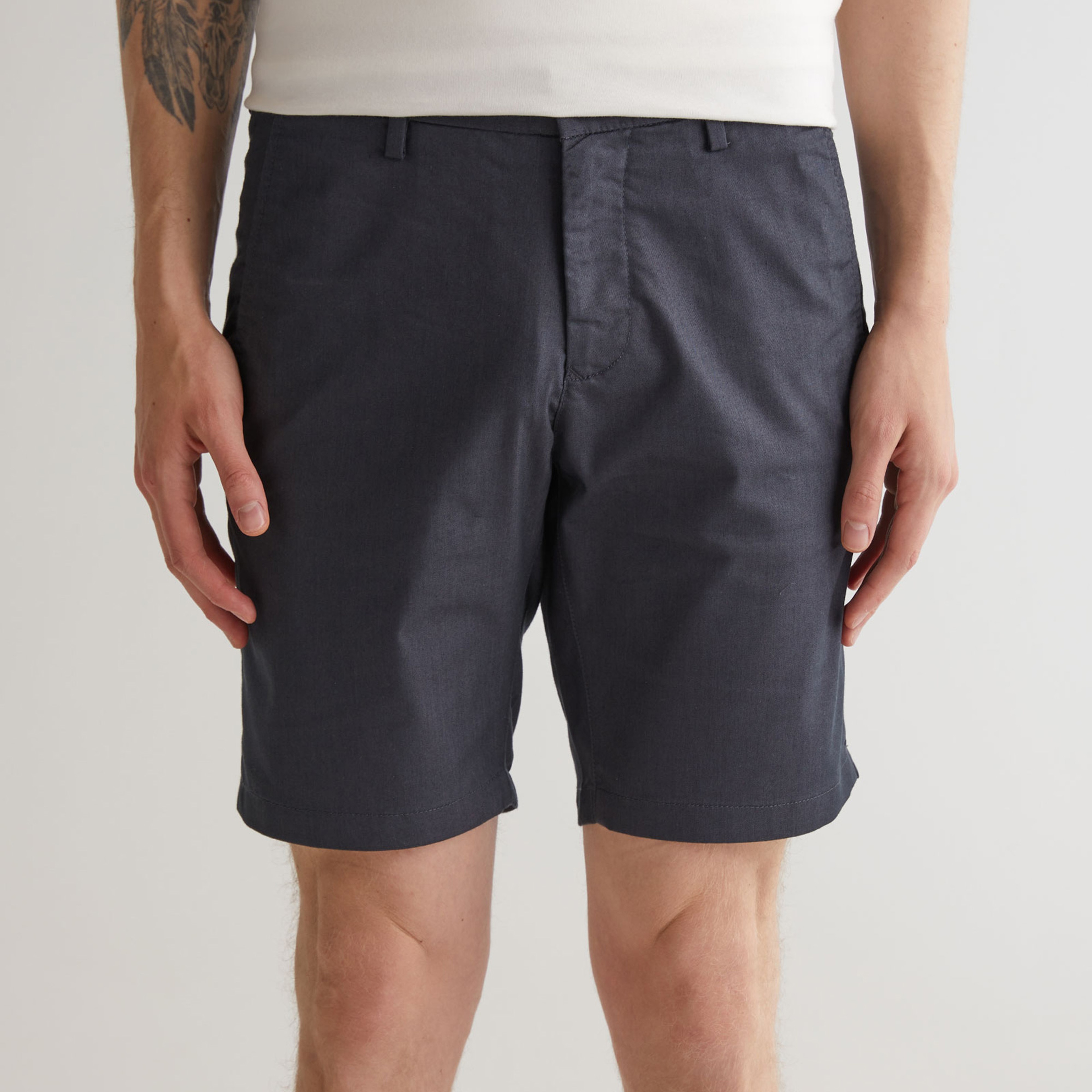 GANT Erkek Gri Slim Fit Şort