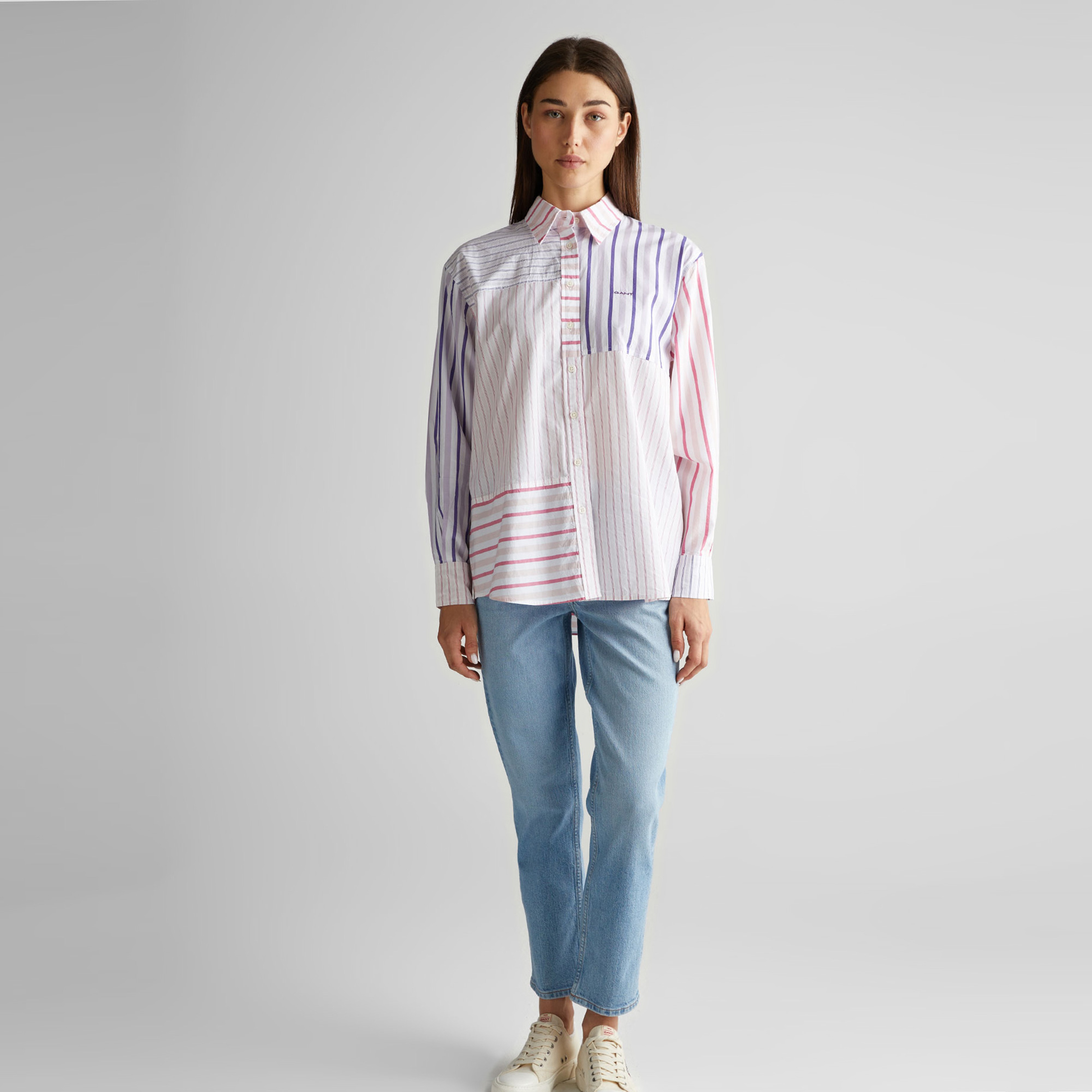 GANT Kadın Mavi Slim Fit Jean Pantolon