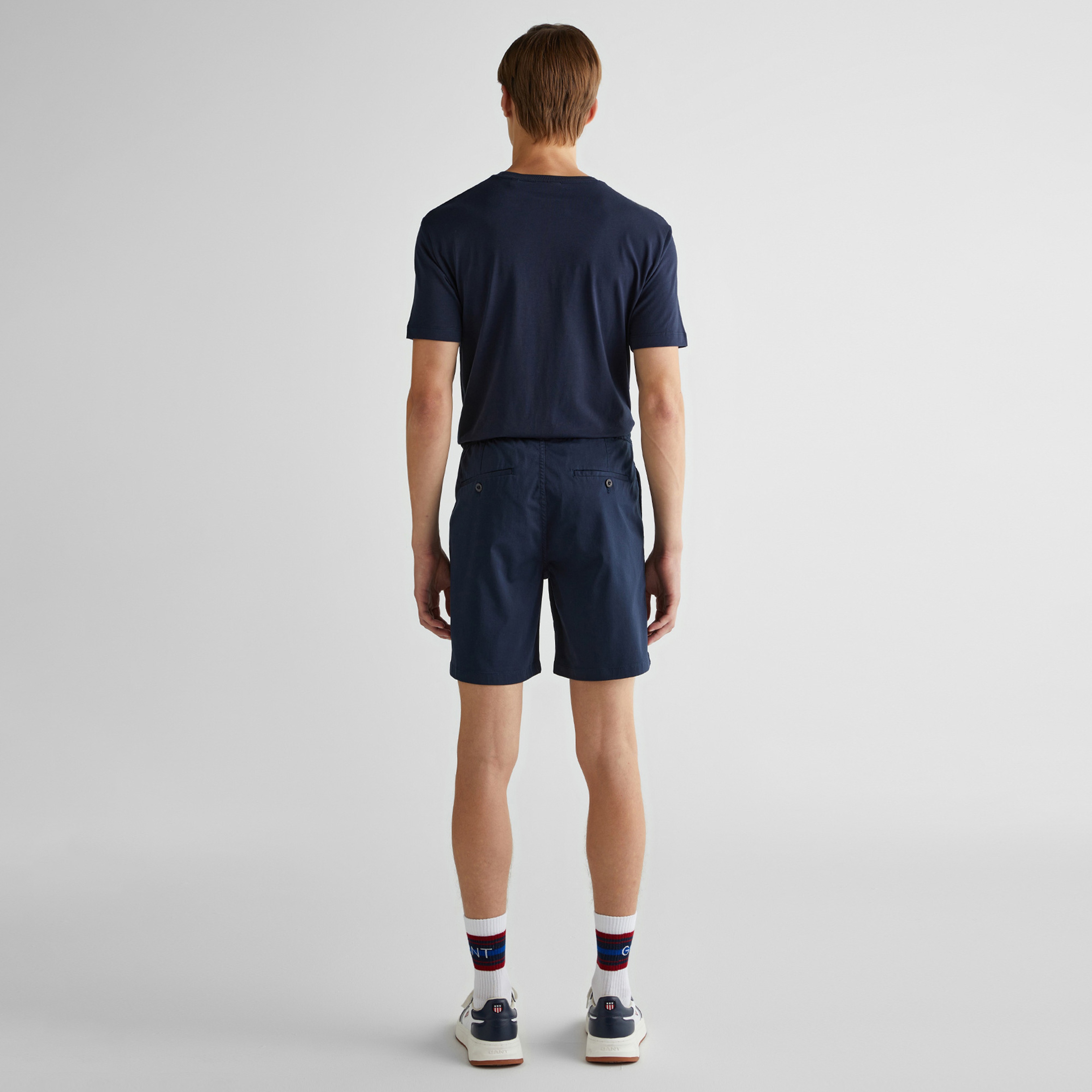 GANT Erkek Lacivert Regular Fit Logolu Şort