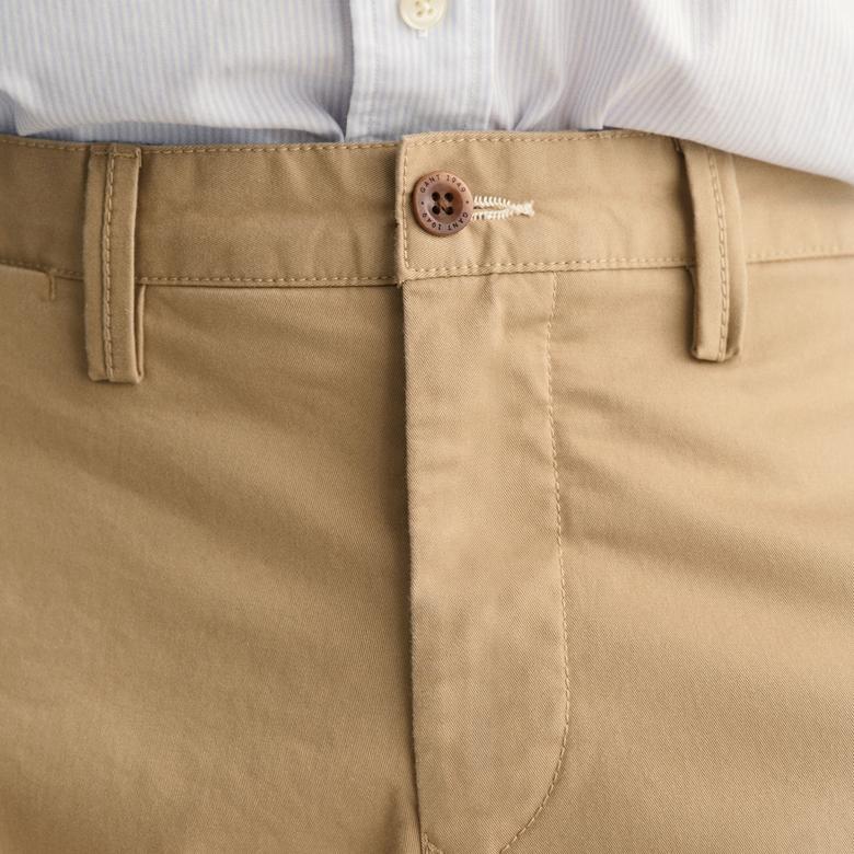 Gant Erkek Bej Relaxed Fit Chino Şort