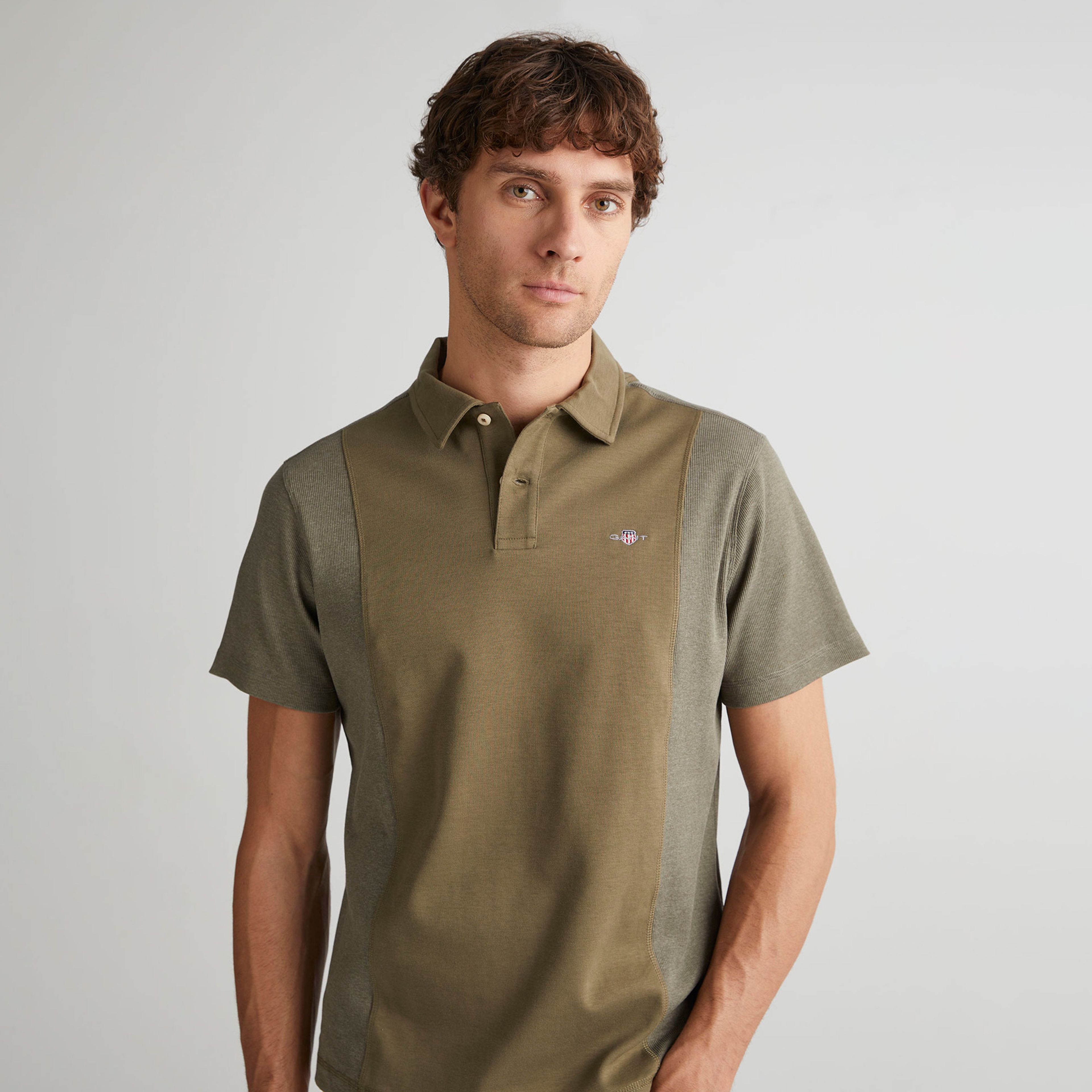 GANT Erkek Yeşil Regular Fit Polo