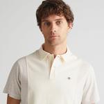 GANT Erkek Krem Regular Fit Polo