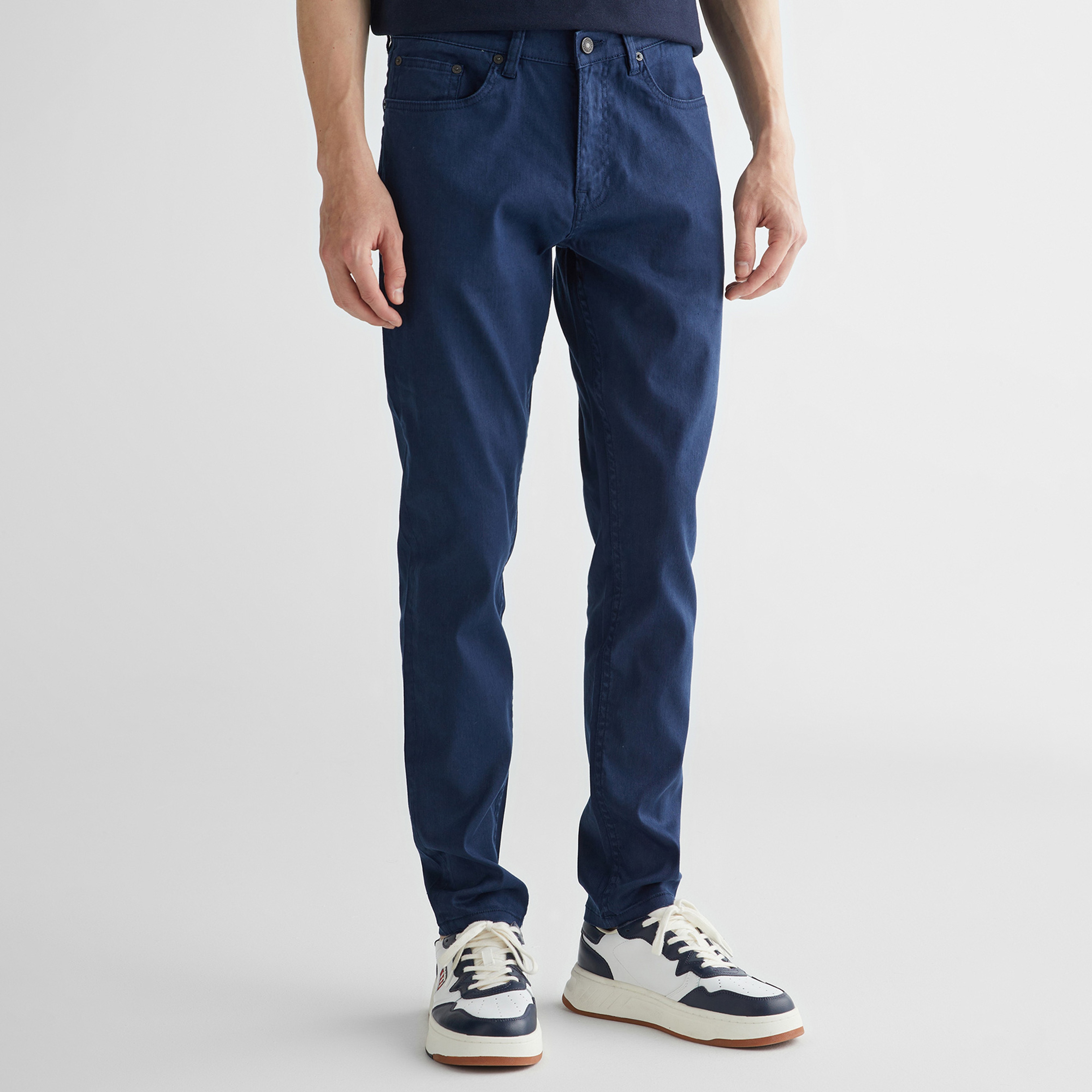 GANT Erkek Lacivert Slim Fit Pantolon