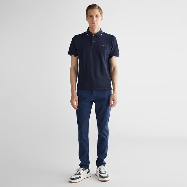GANT Erkek Lacivert Slim Fit Pantolon
