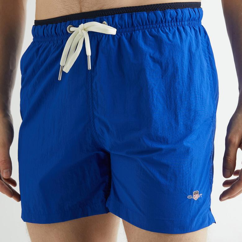 GANT Erkek Mavi Regular Fit Mayo Şort
