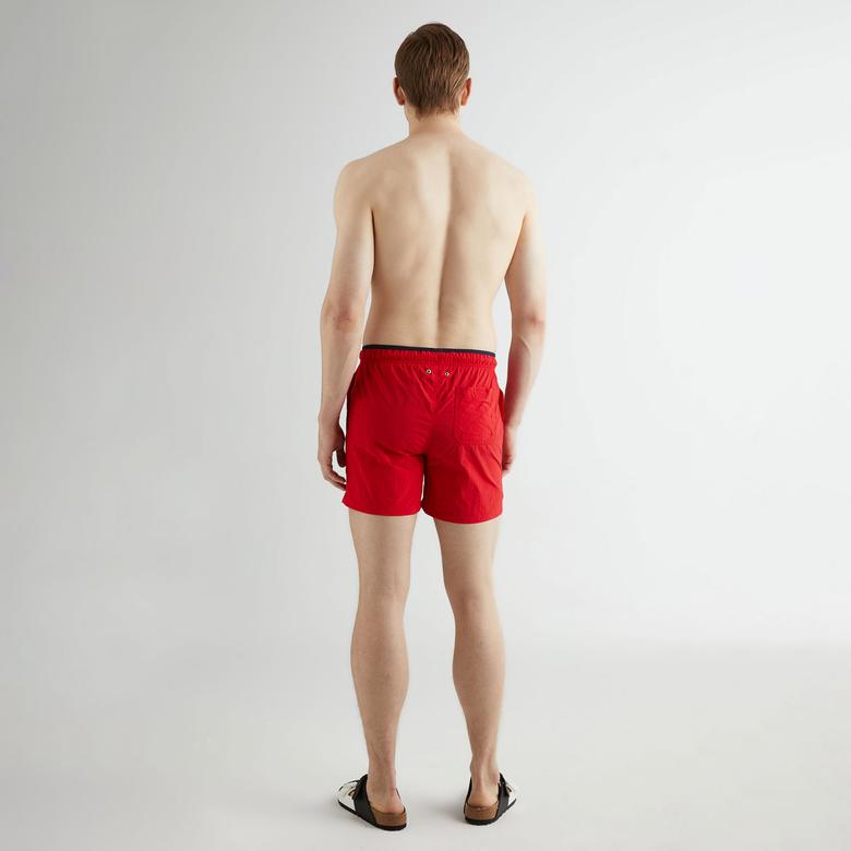 GANT Erkek Kırmızı Regular Fit Mayo Şort