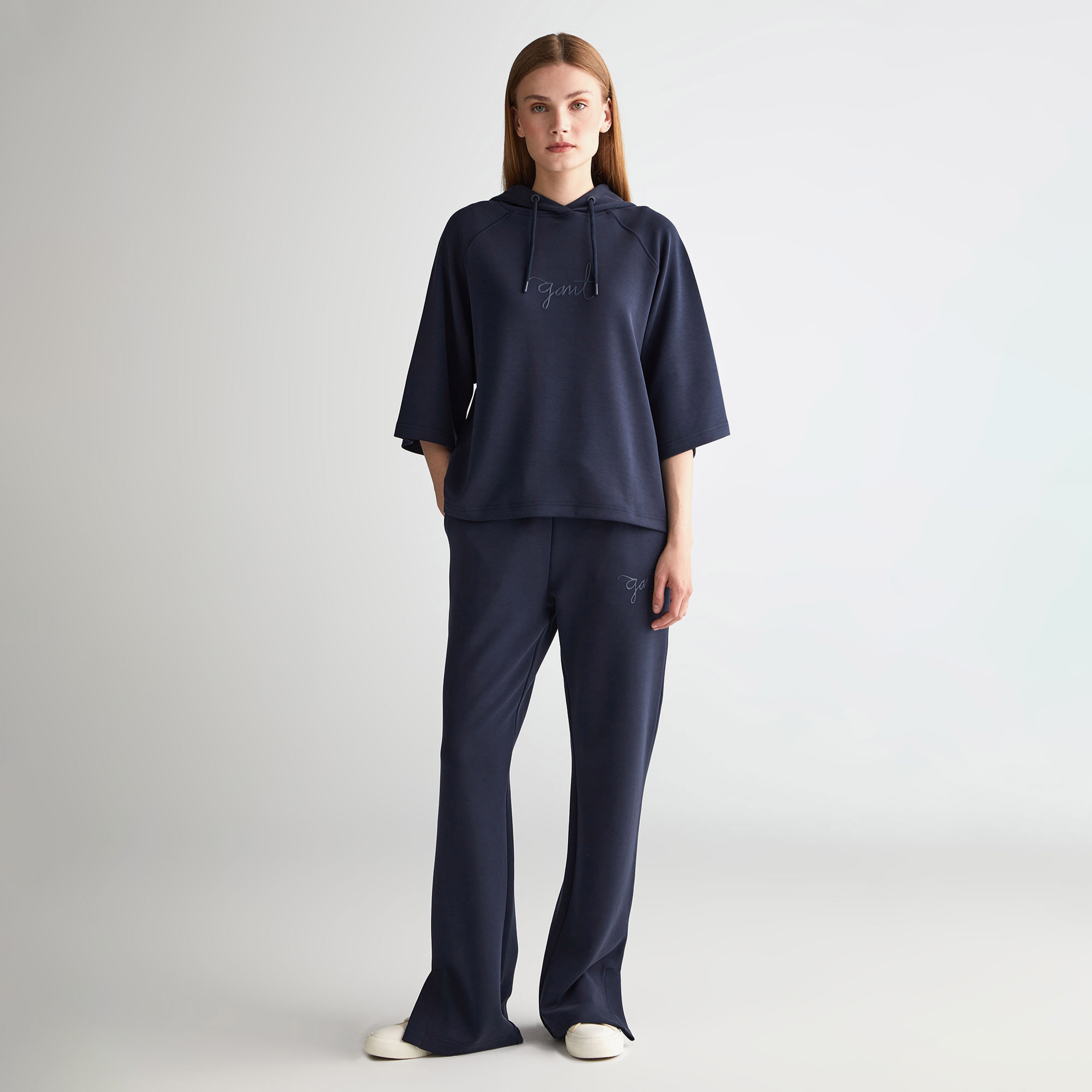 GANT Kadın Lacivert Regular Fit Eşofman Altı