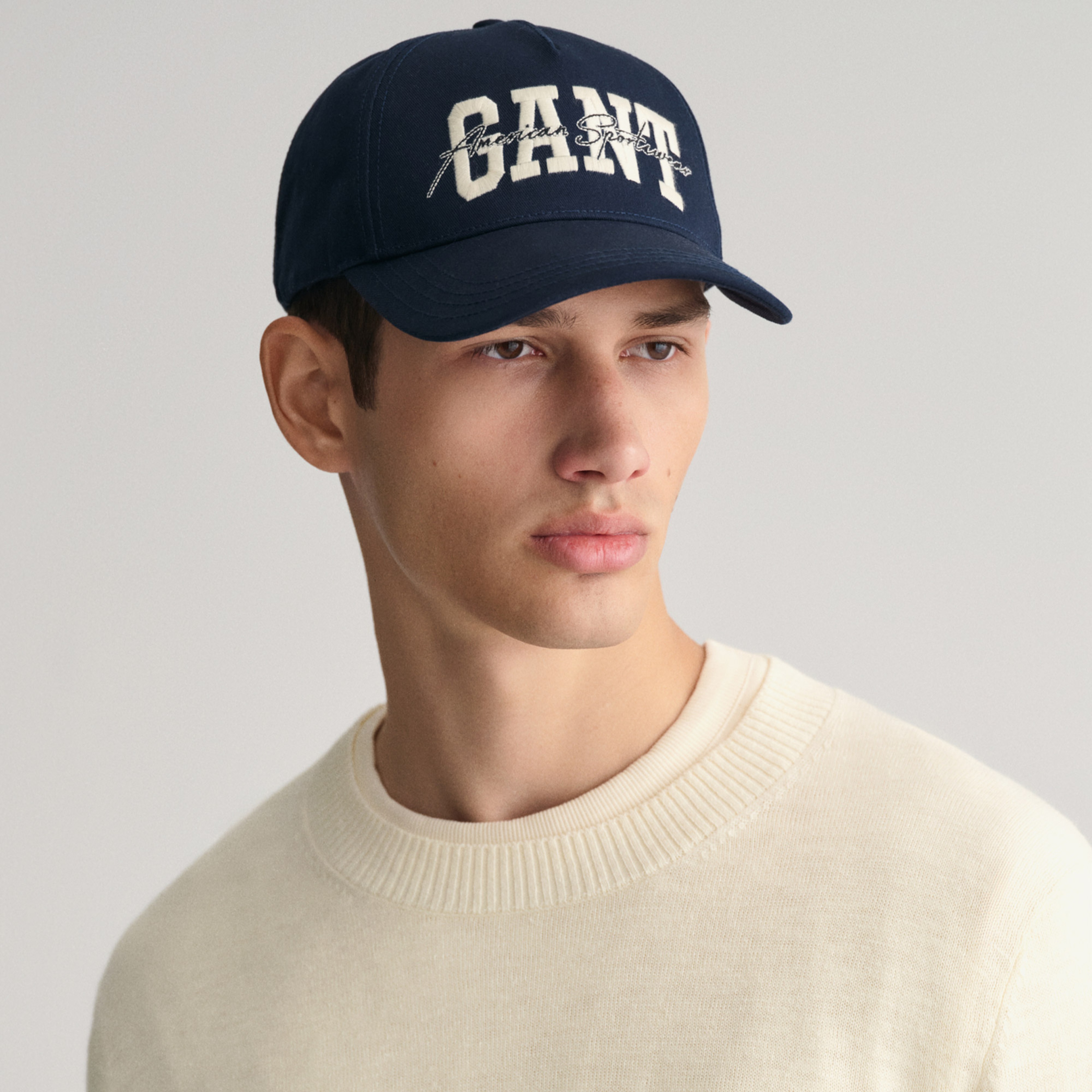 GANT Unisex Lacivert Logolu Şapka