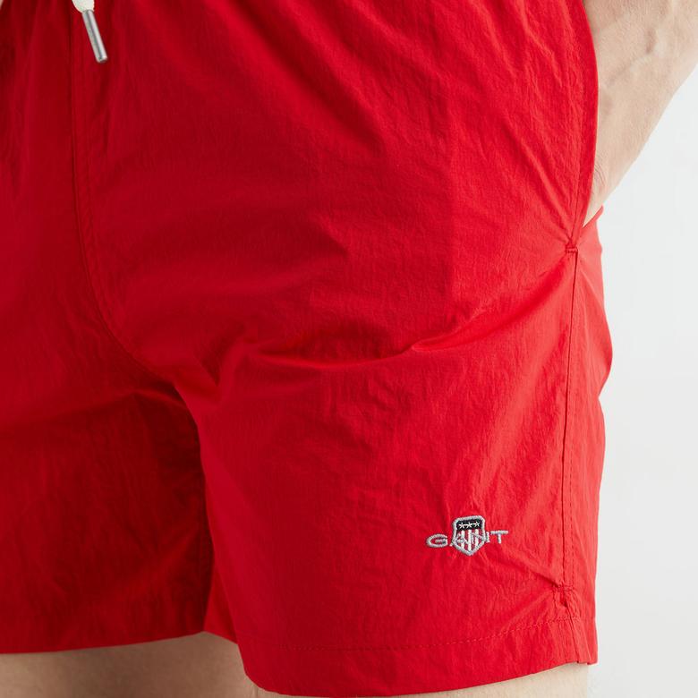 GANT Erkek Kırmızı Regular Fit Mayo Şort