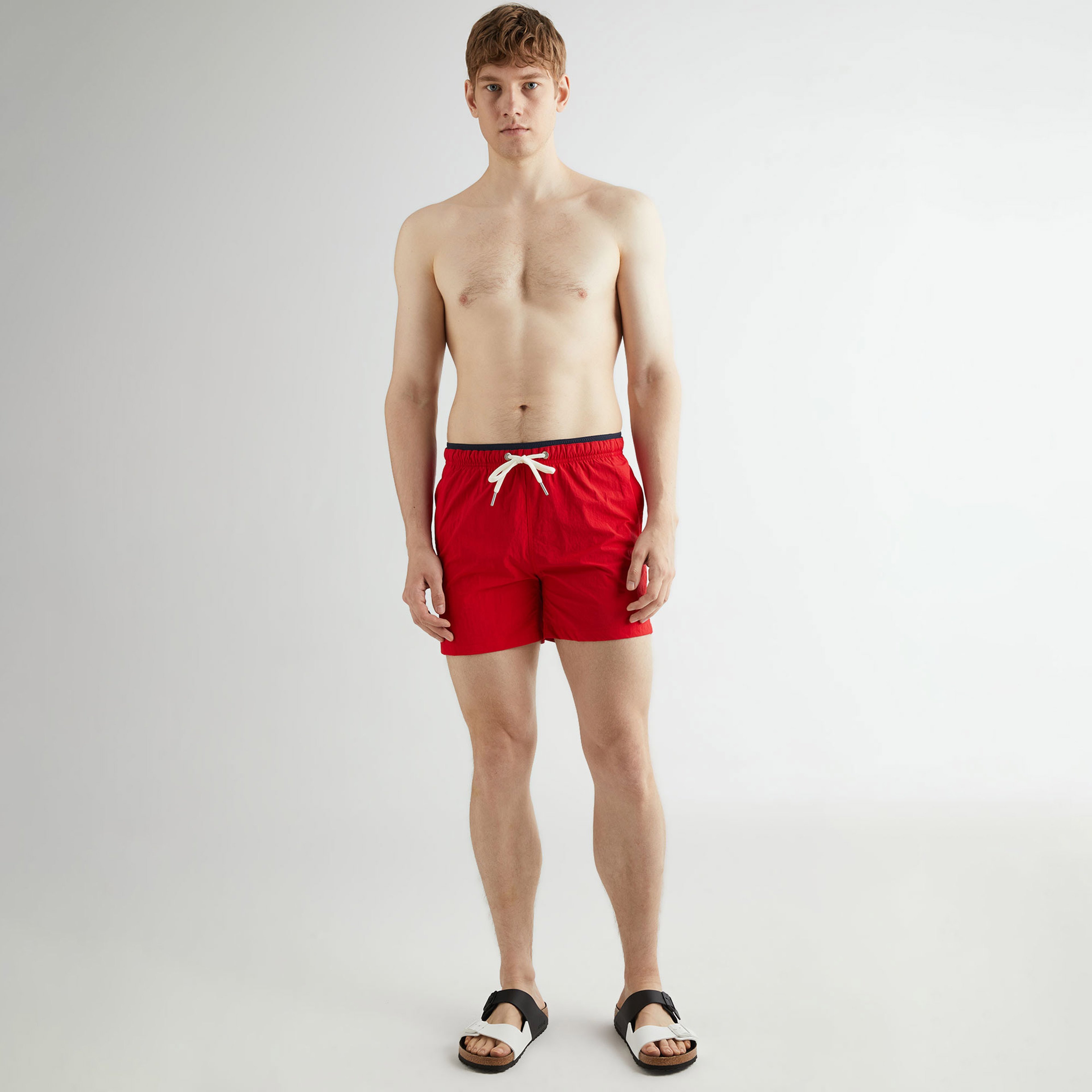 GANT Erkek Kırmızı Regular Fit Mayo Şort