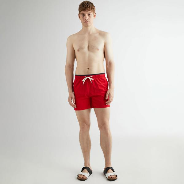 GANT Erkek Kırmızı Regular Fit Mayo Şort